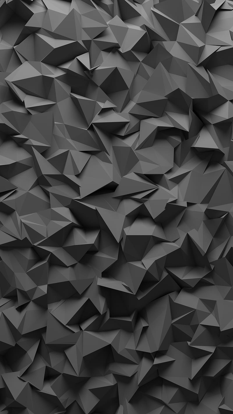 800x1422 Gray Geo 1 i abstract, dark, geometric, gris, light, vertical, HD phone wallpaper