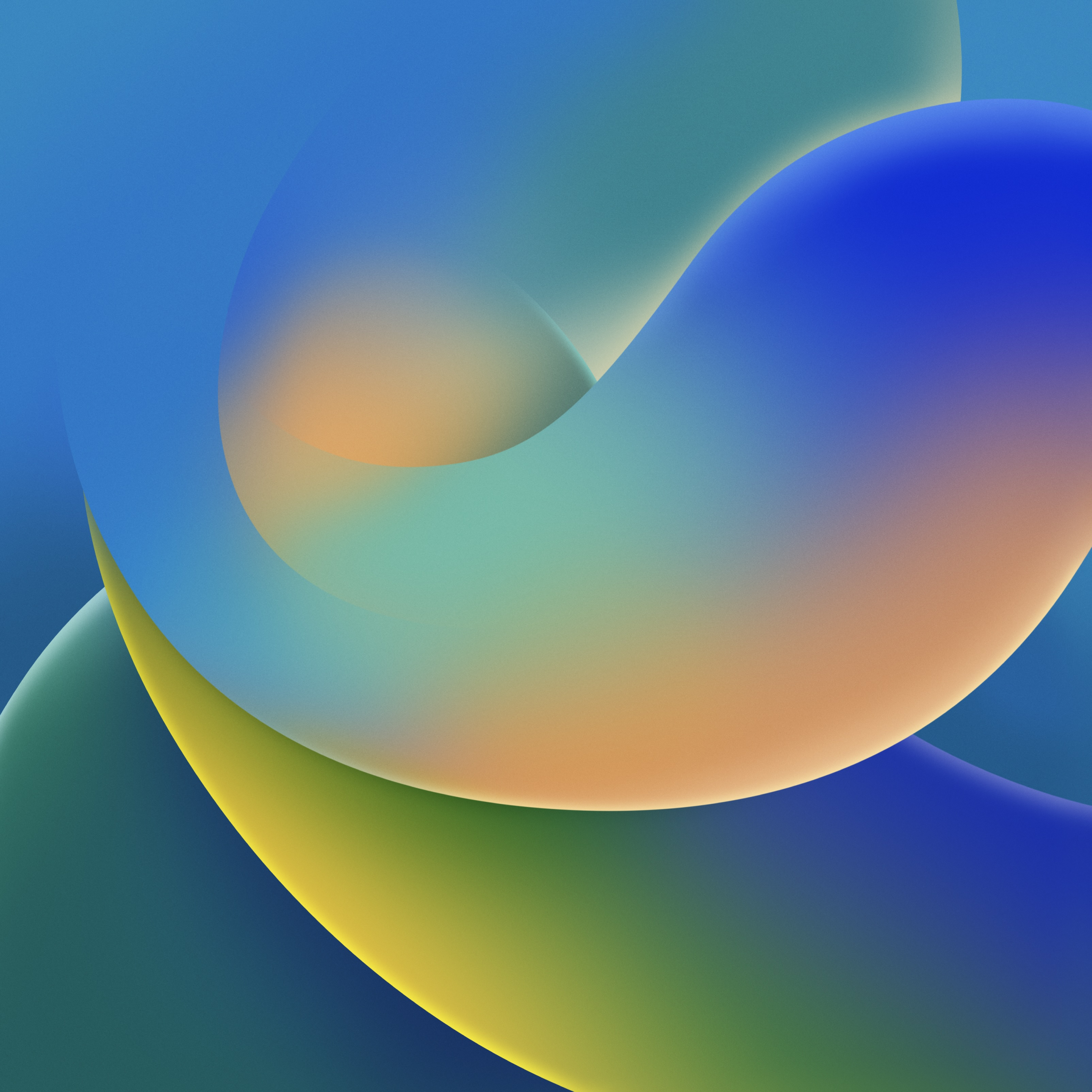 2560x2560 iOS 16 Wallpaper 4K, Stock, iPadOS 16