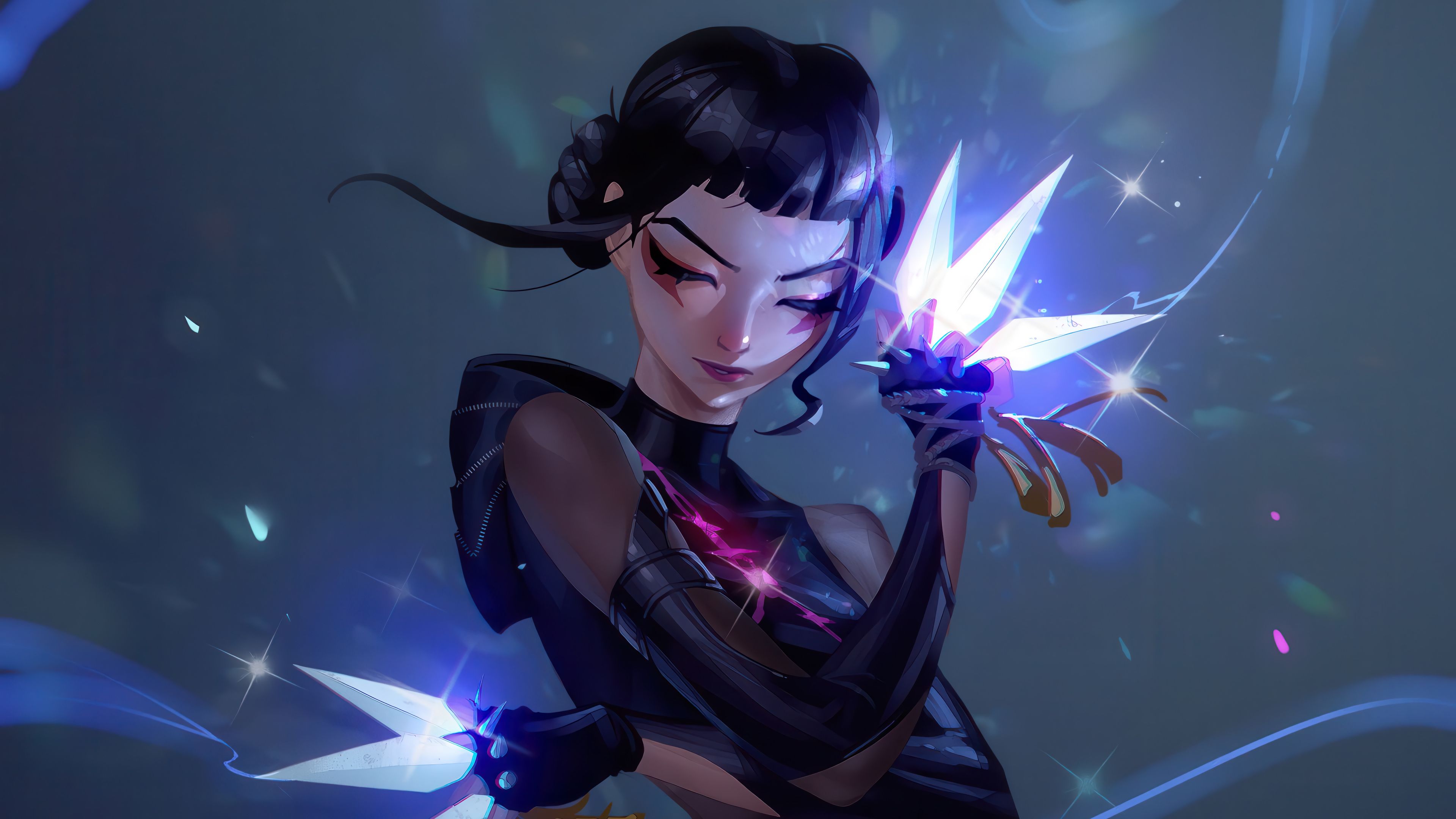3840x2160 Zoey KPop Demon Hunters HUNTR X 4K Wallpaper HD PC