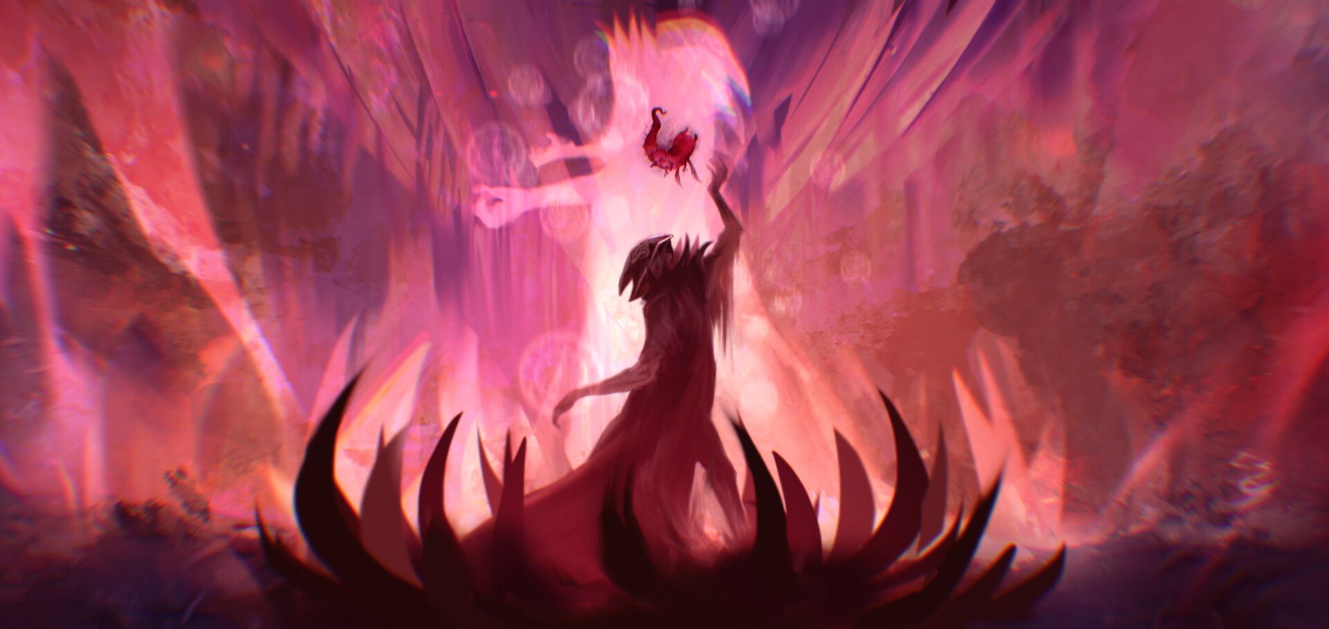 1920x909 Hollow Knight X Dark Souls : Troupe Master Grimm