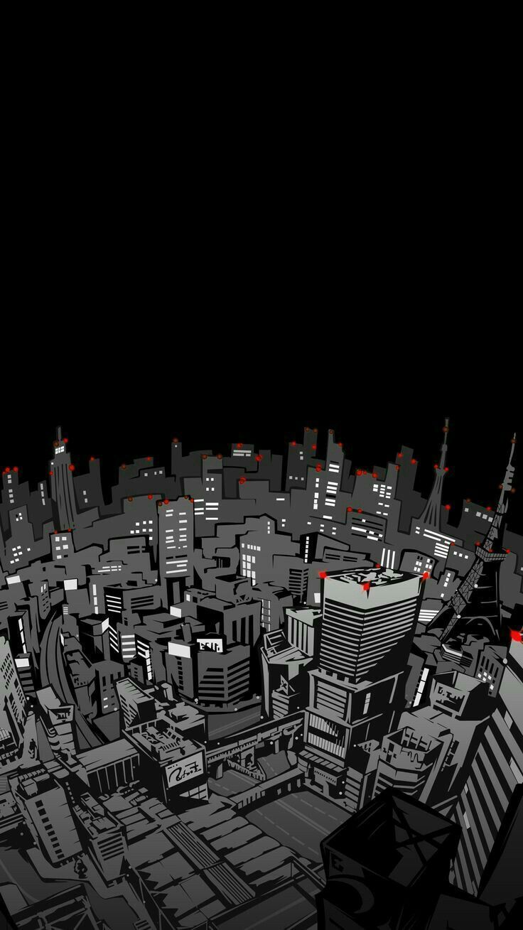 736x1309 Anime Black And White Phone Wallpaper