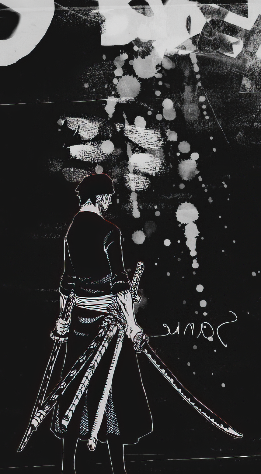 858x1560 Android Dark One Piece Wallpaper Roronoa Zoro Dark Anime Phone Wallpaper