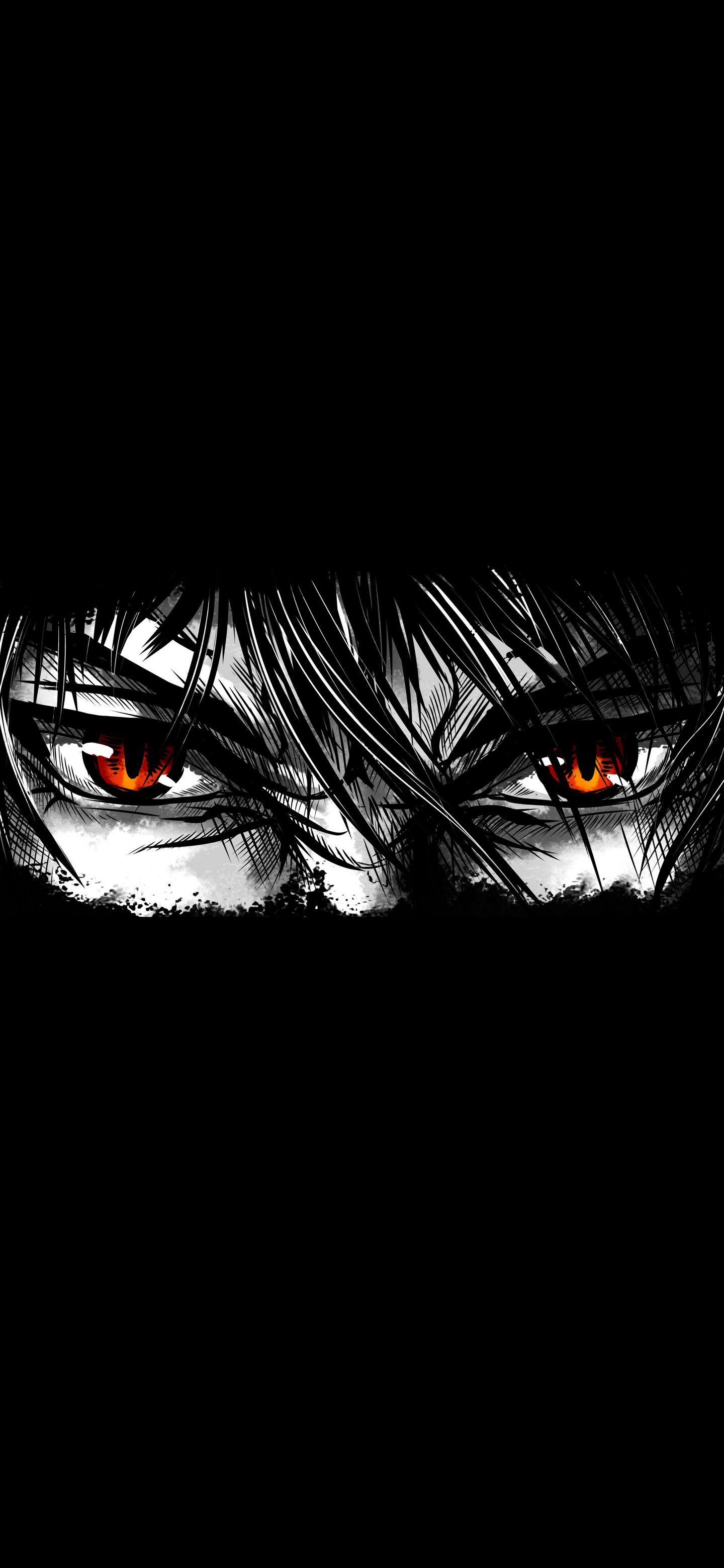 1440x3120 Wallpaper Black Anime, Anime Art, Animated Cartoon, Cartoon, Sleeve, Background Free Image
