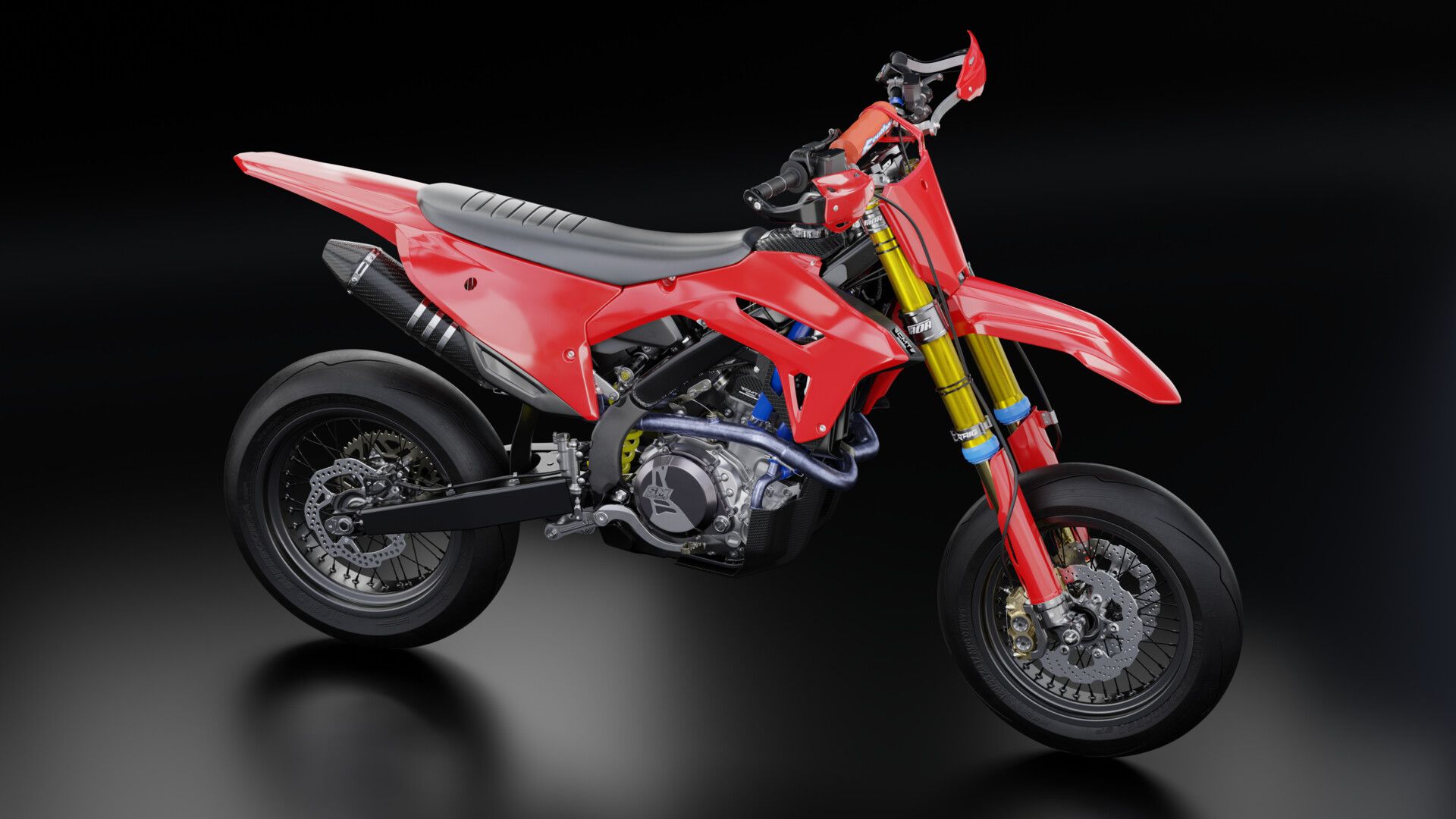 1920x1080 Honda CRF450R Supermoto