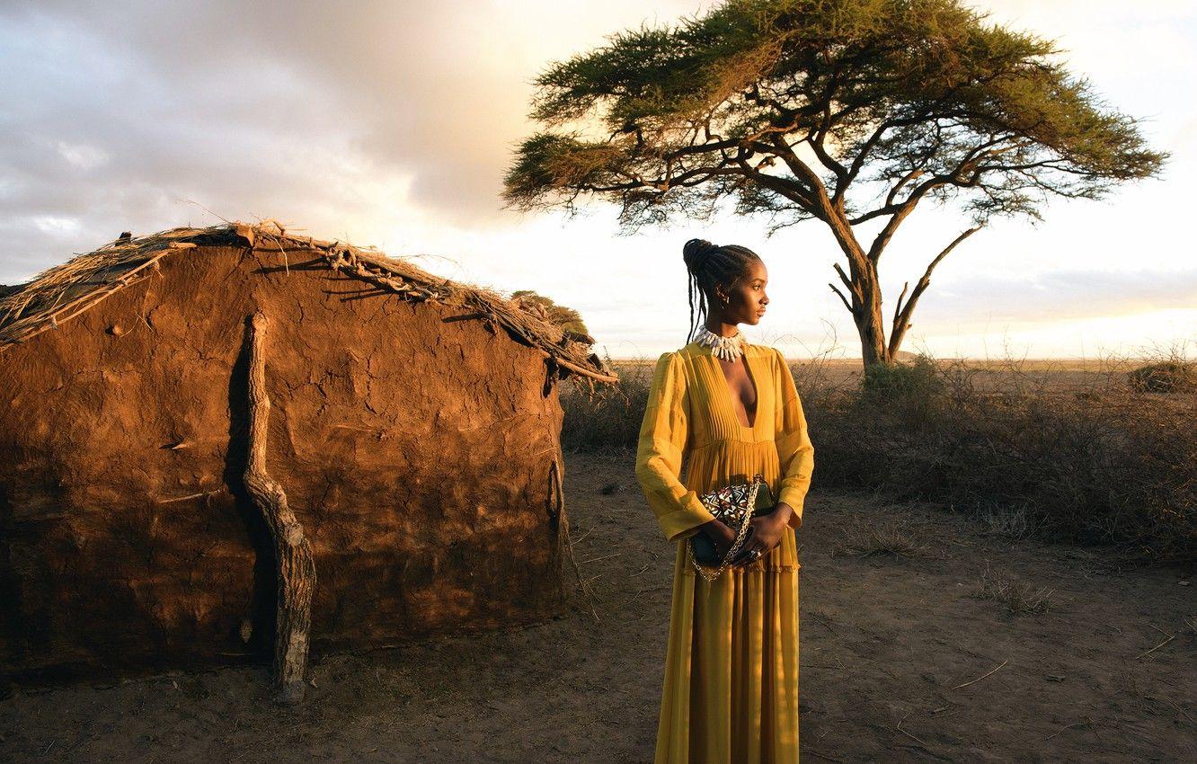 1332x850 Wallpaper Africa, Valentino, Spring, Summer, Campaign, Steve
