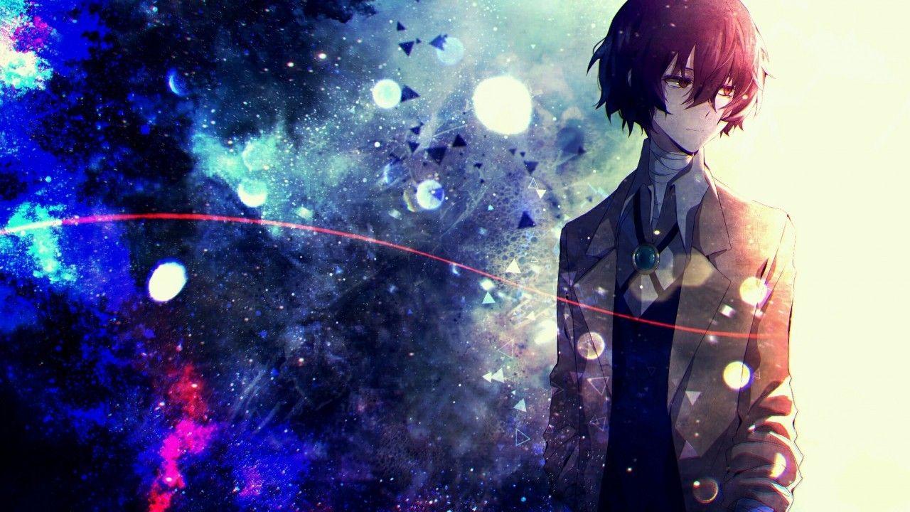 1280x720 Download 1280x720 Dazai Osamu, Bungou Stray Dogs, Looking Away