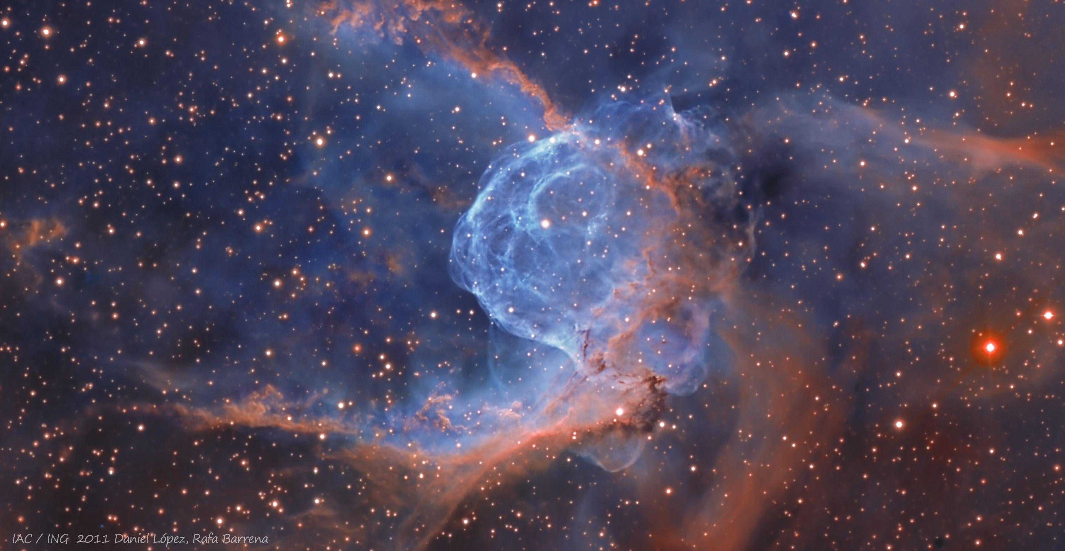 3500x1811 Sci Fi Nebula wallpaper (Desktop, Phone, Tablet) Desktop