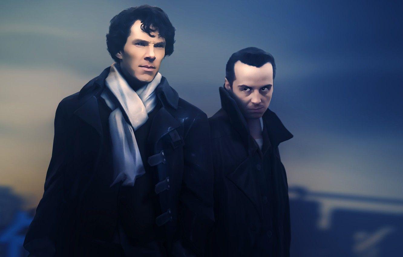 1332x850 Wallpaper Benedict Cumberbatch, Sherlock, Jim Moriarty, TV series