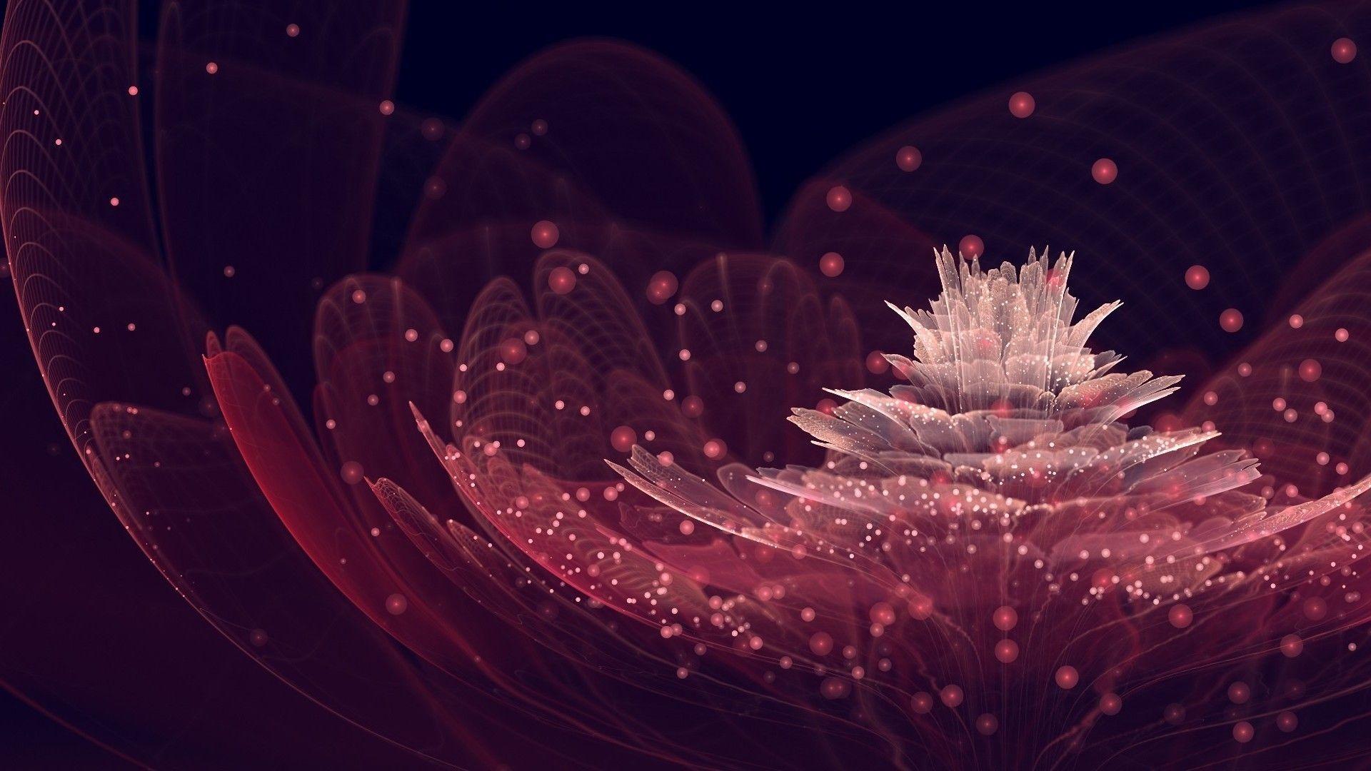 1920x1080 #plants, #abstract, #fractal flowers, #flowers, #fractal