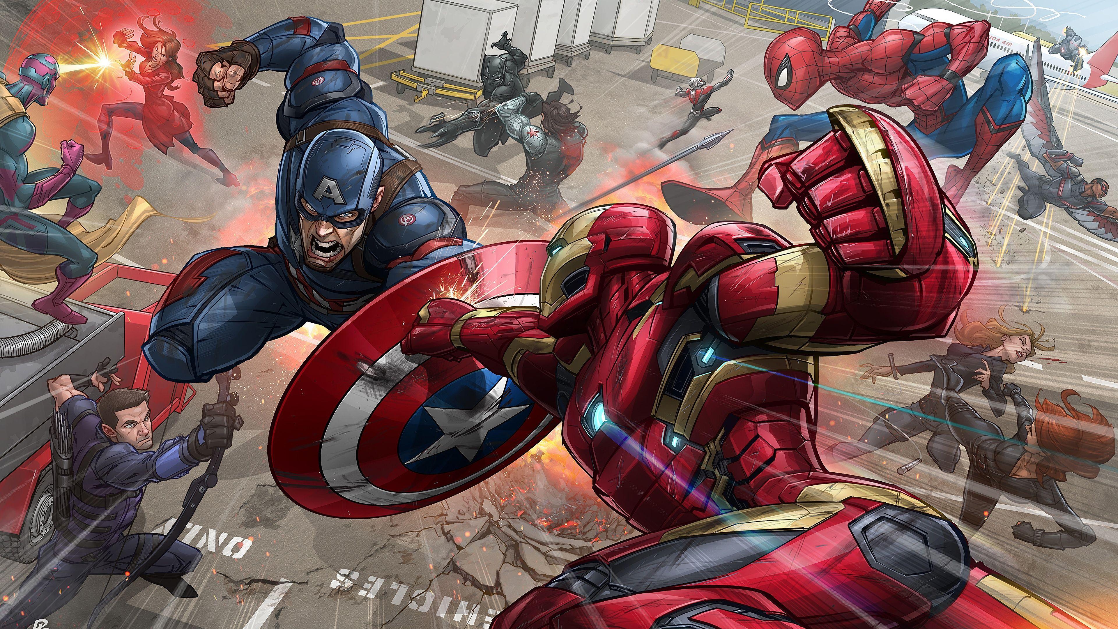 Marvel Comic 4K Wallpapers Top Free Marvel Comic 4K