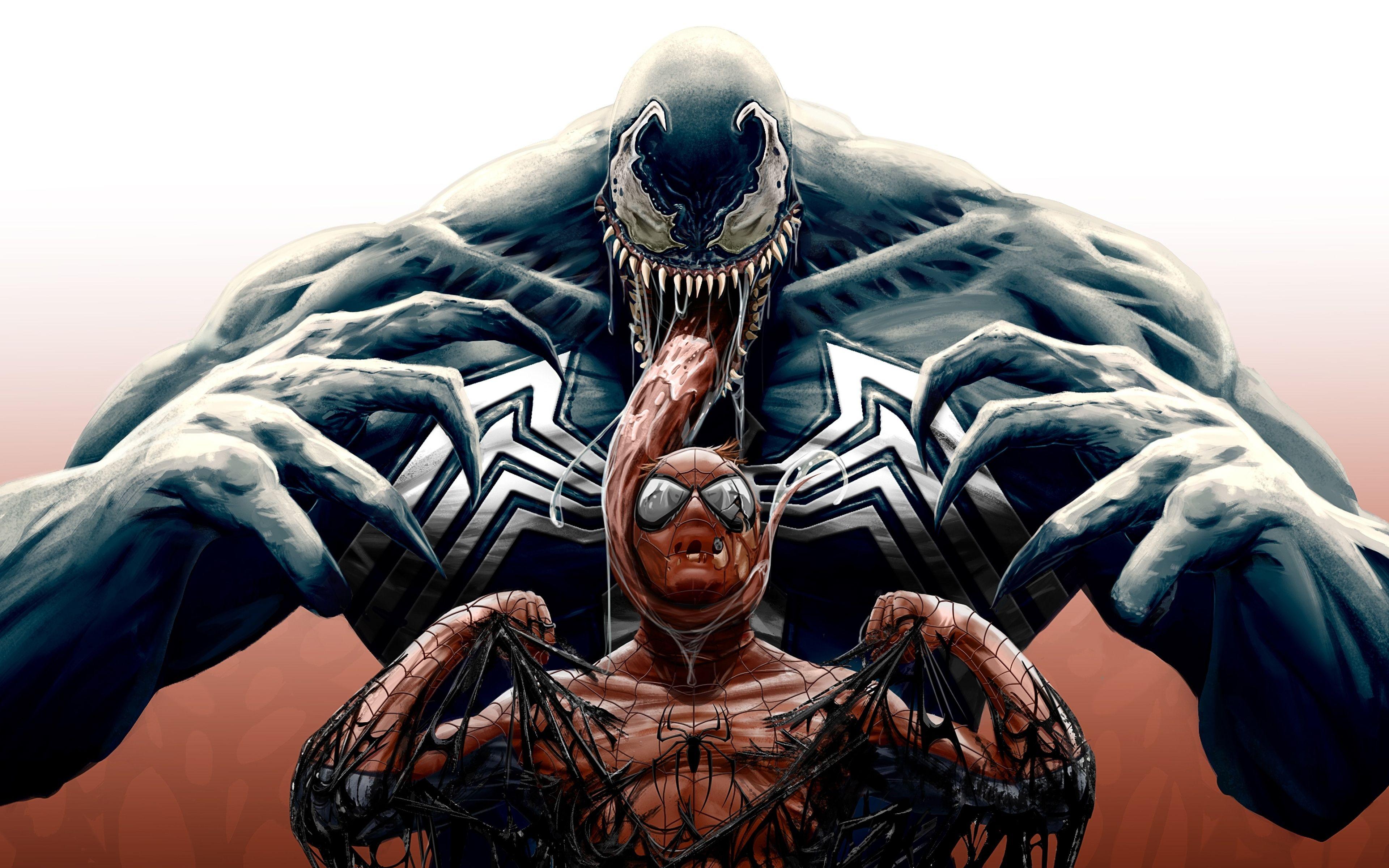 3840x2400 Download 3840x2400 Wallpaper Spider Man, Venom, Marvel Comics