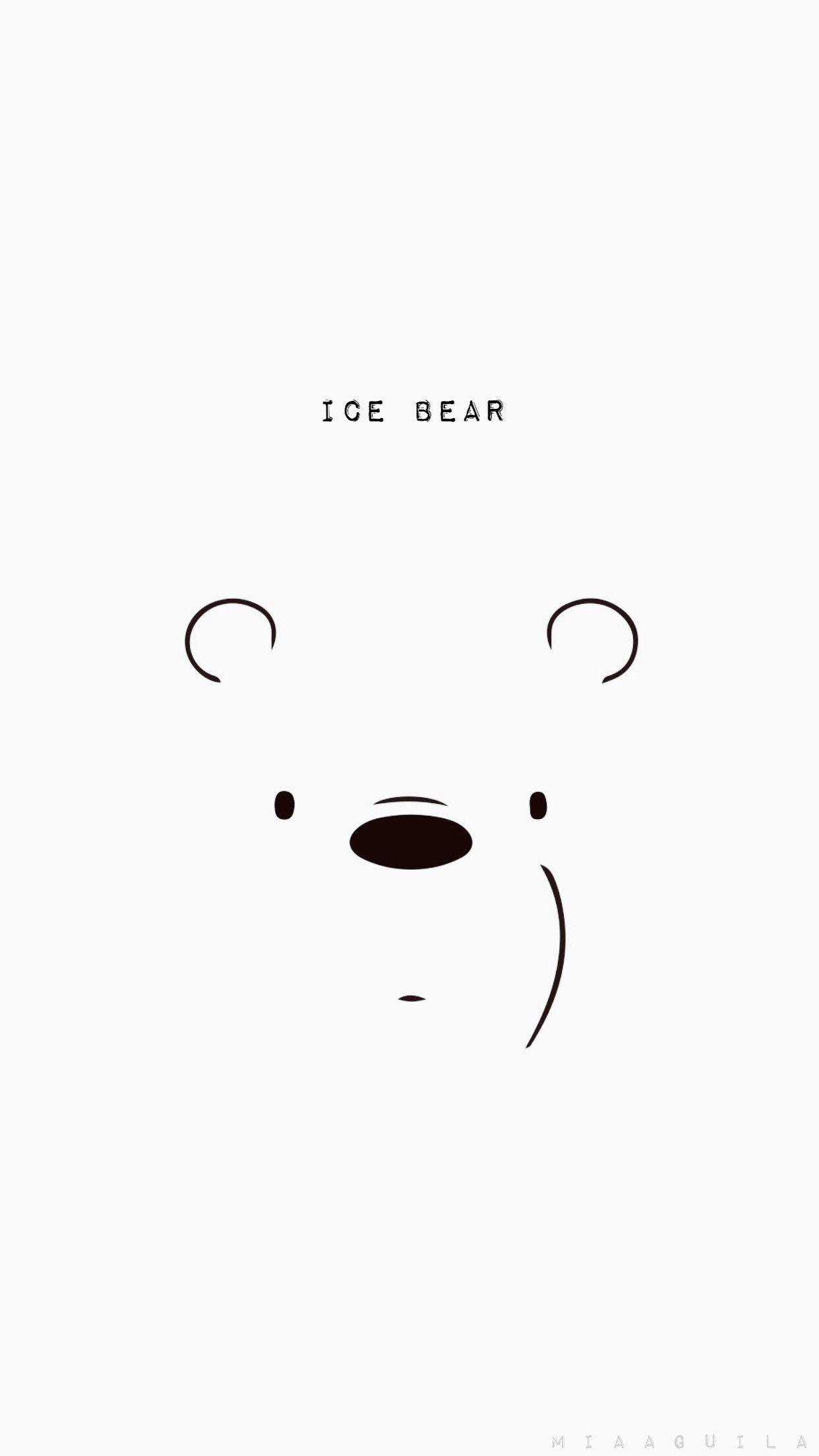1242x2208 Free download Ice Bear We Bare Bears Wallpaper Cute Wallpaper