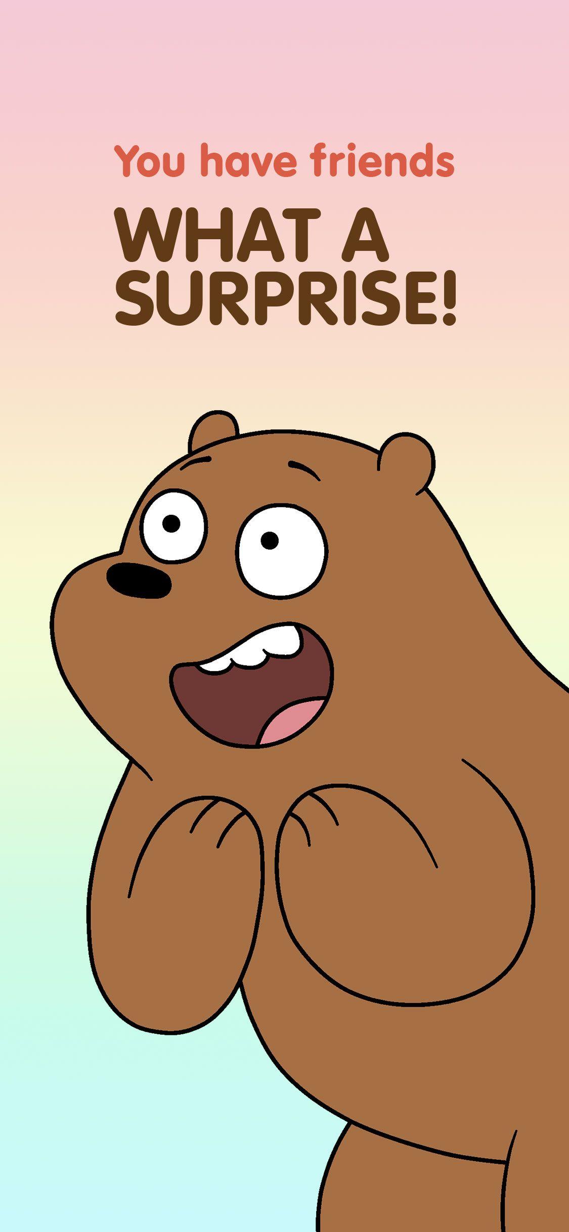 1125x2436 Caryl Sorin: Bare Bears Wallpaper