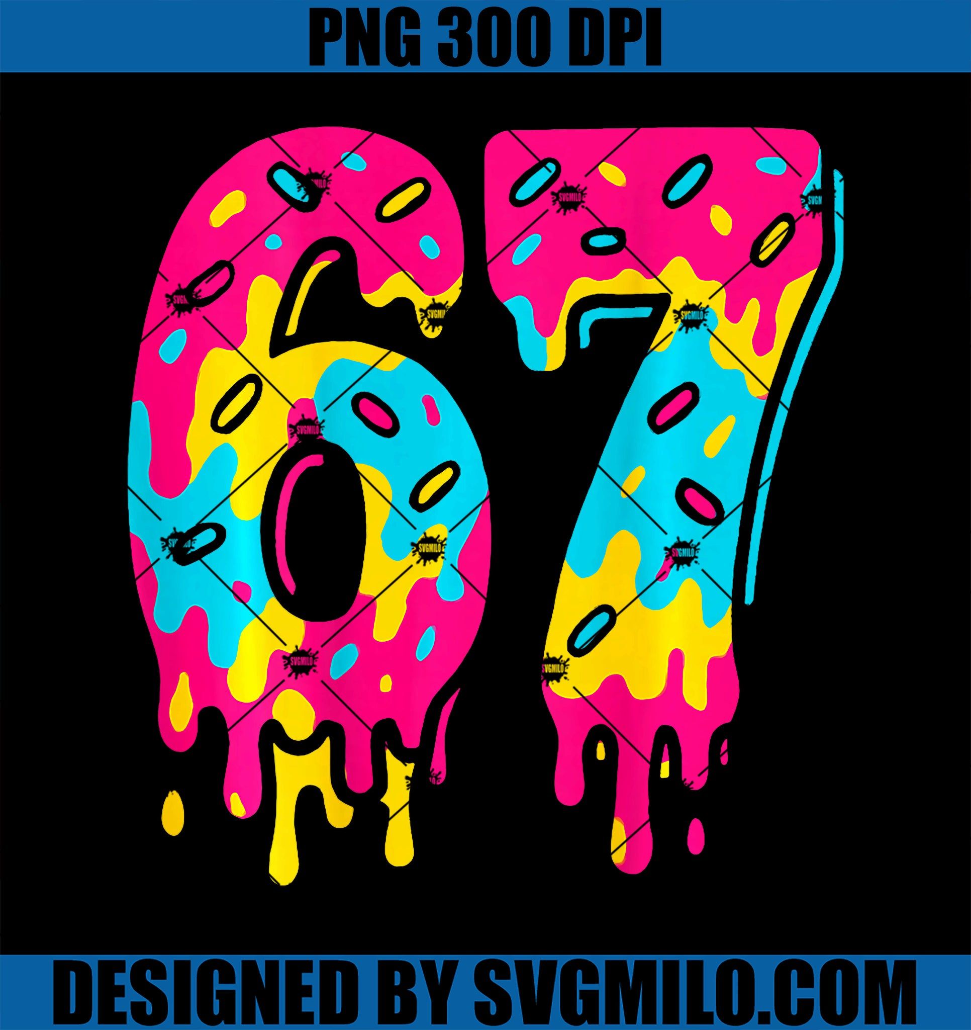1932x2048 Six Seven Ice Cream Drip PNG, 67 Meme Gen Alpha Slang PNG