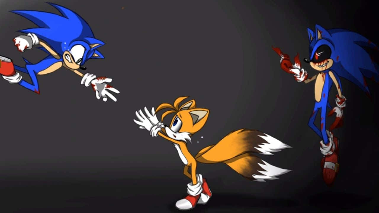 1280x720 Download Sonic Exe And Hedgehog Wallpaper