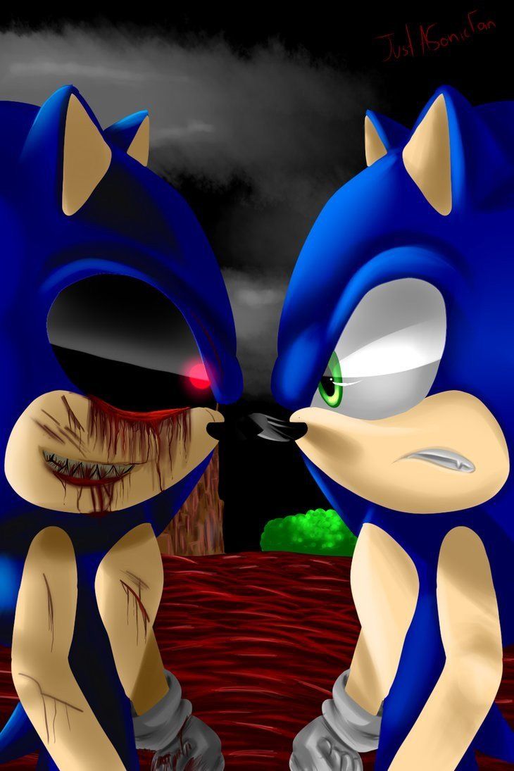 730x1095 Sonic Vs Sonic Exe Wallpaper