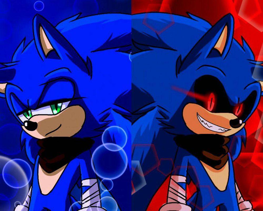 999x799 Sonic Vs Sonic Exe Wallpaper