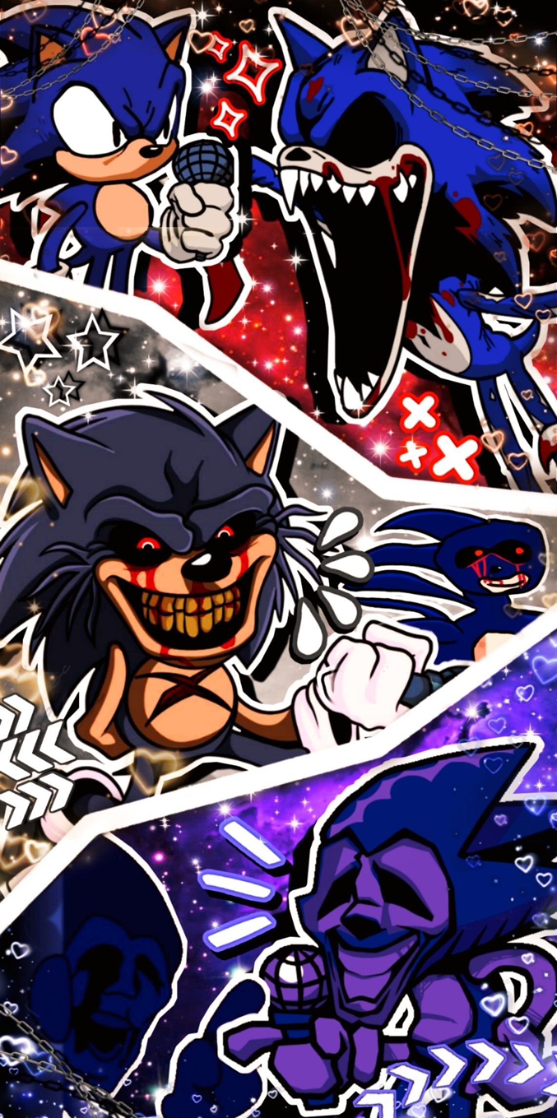 1142x2289 Sonic.exe FNF Wallpaper, HD Sonic.exe FNF Background