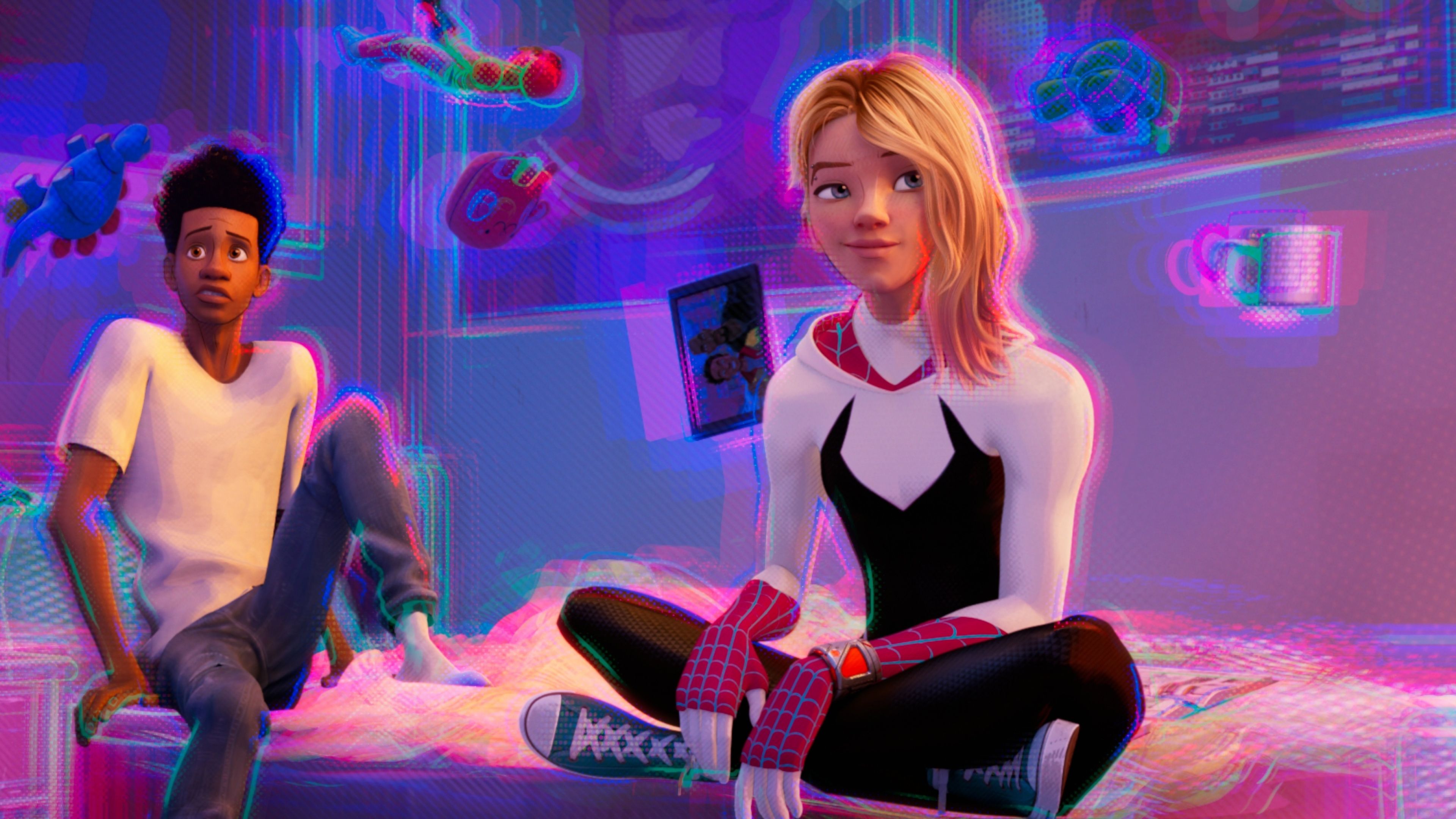 3840x2160 Gwen Stacy 4K HD Spider Man Across The Spider Verse Wallpaper