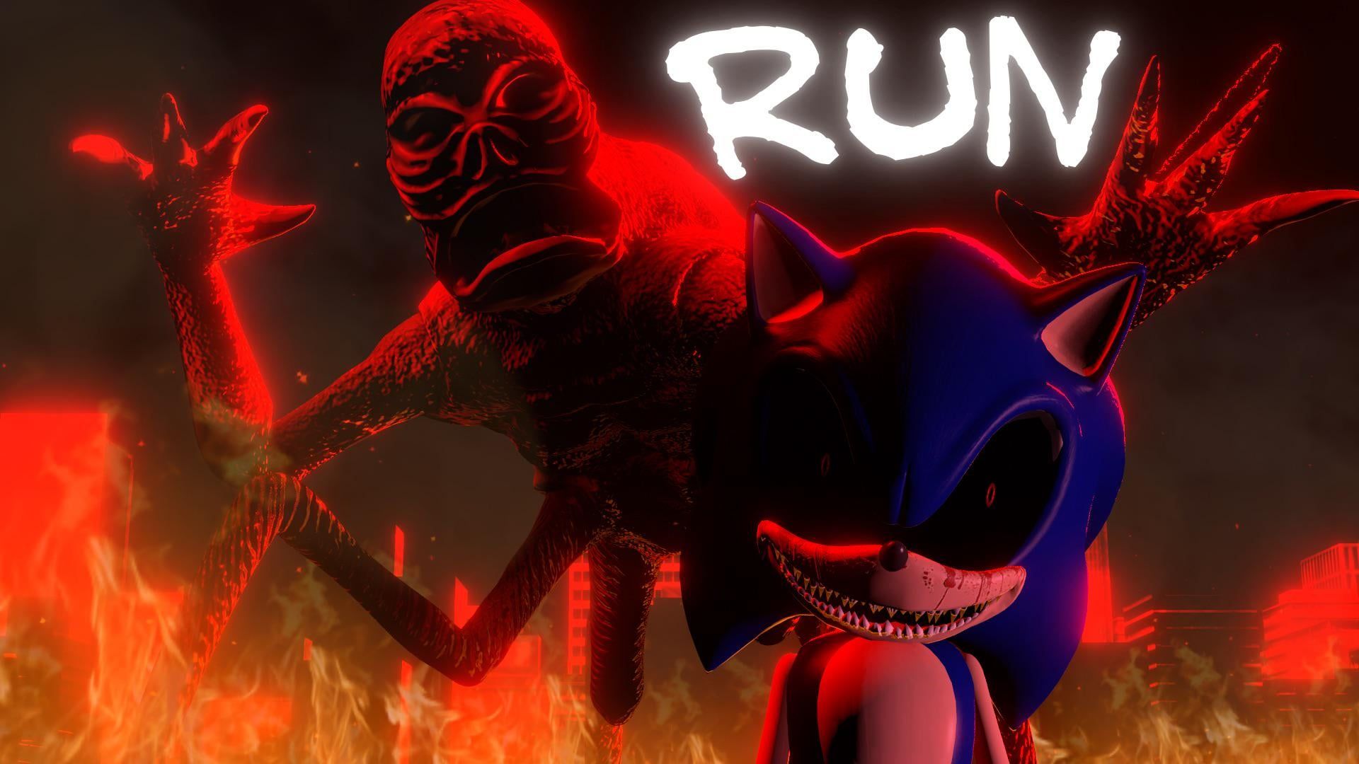 1920x1080 Sonic.EXE Vs RED (For U The3ggmanisBack)
