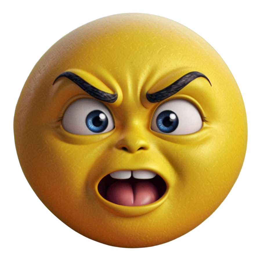 896x896 Download Very Angry Emoji Png 67