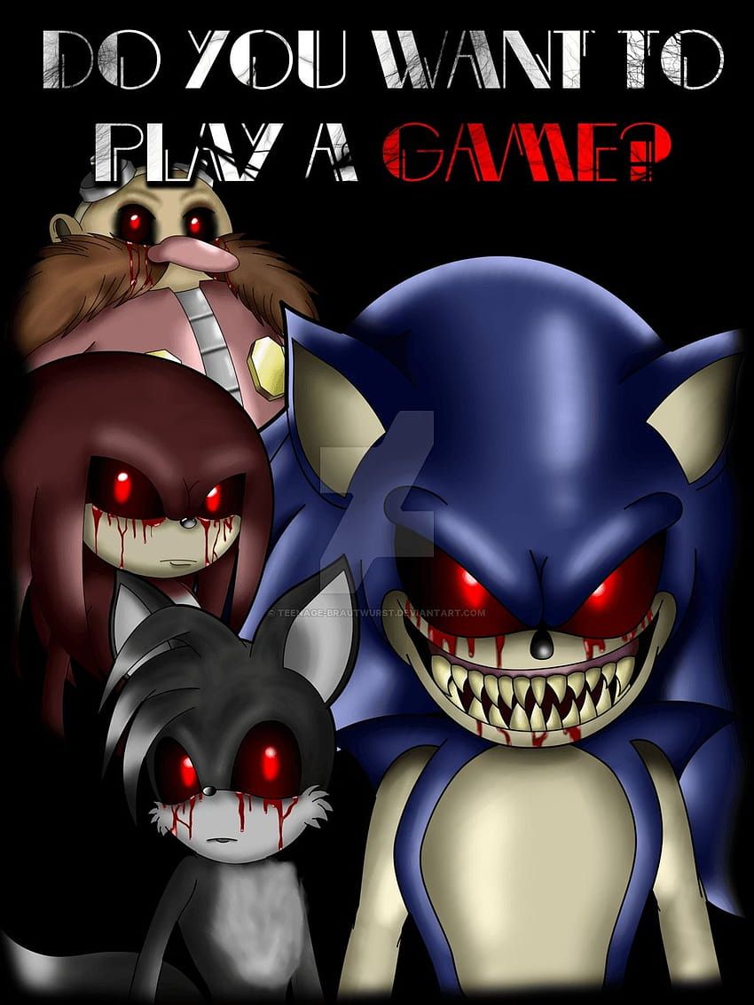 850x1133 Sonic vs sonic exe HD wallpaper