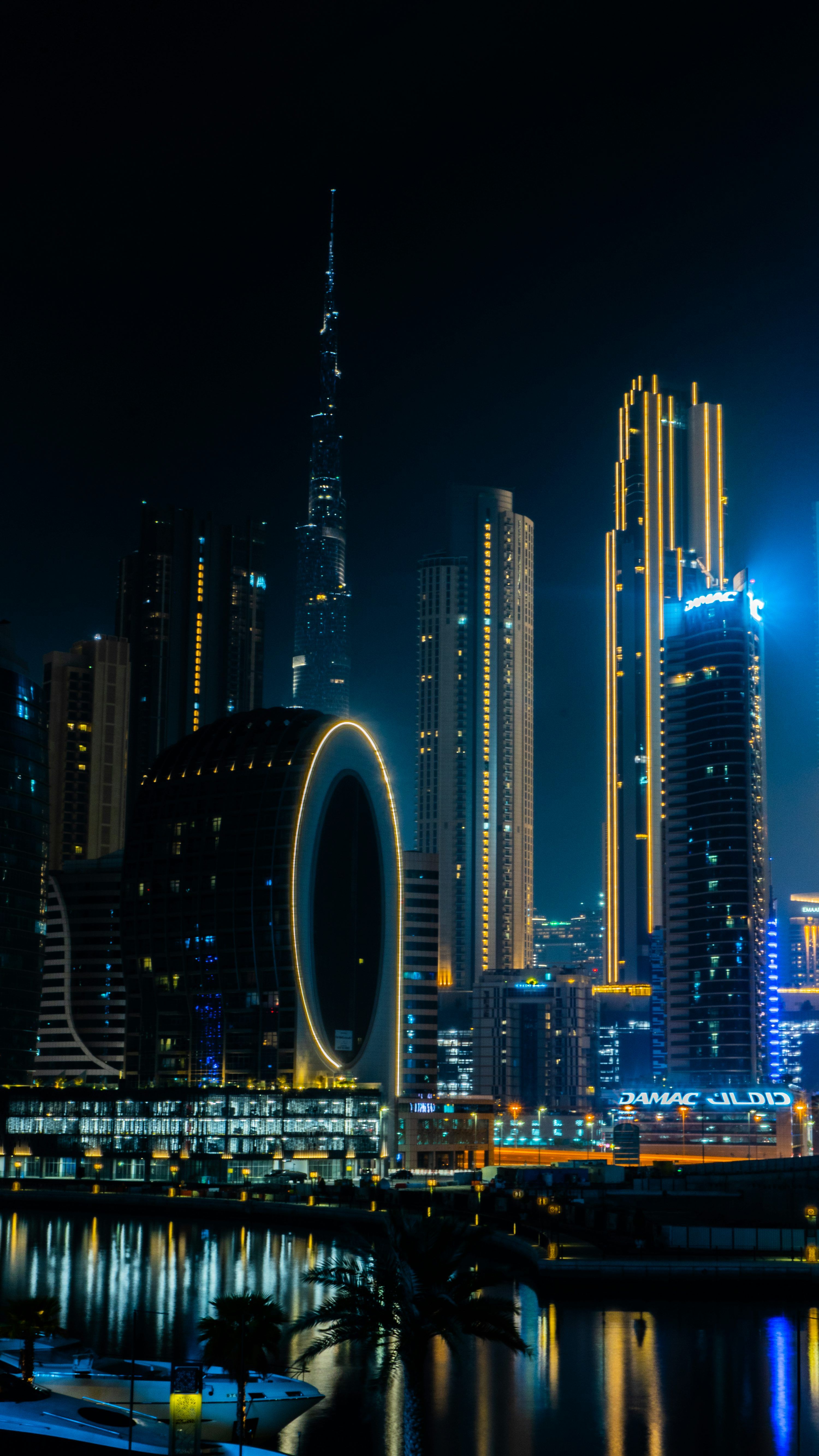 3000x5332 City skyline during night time photo
