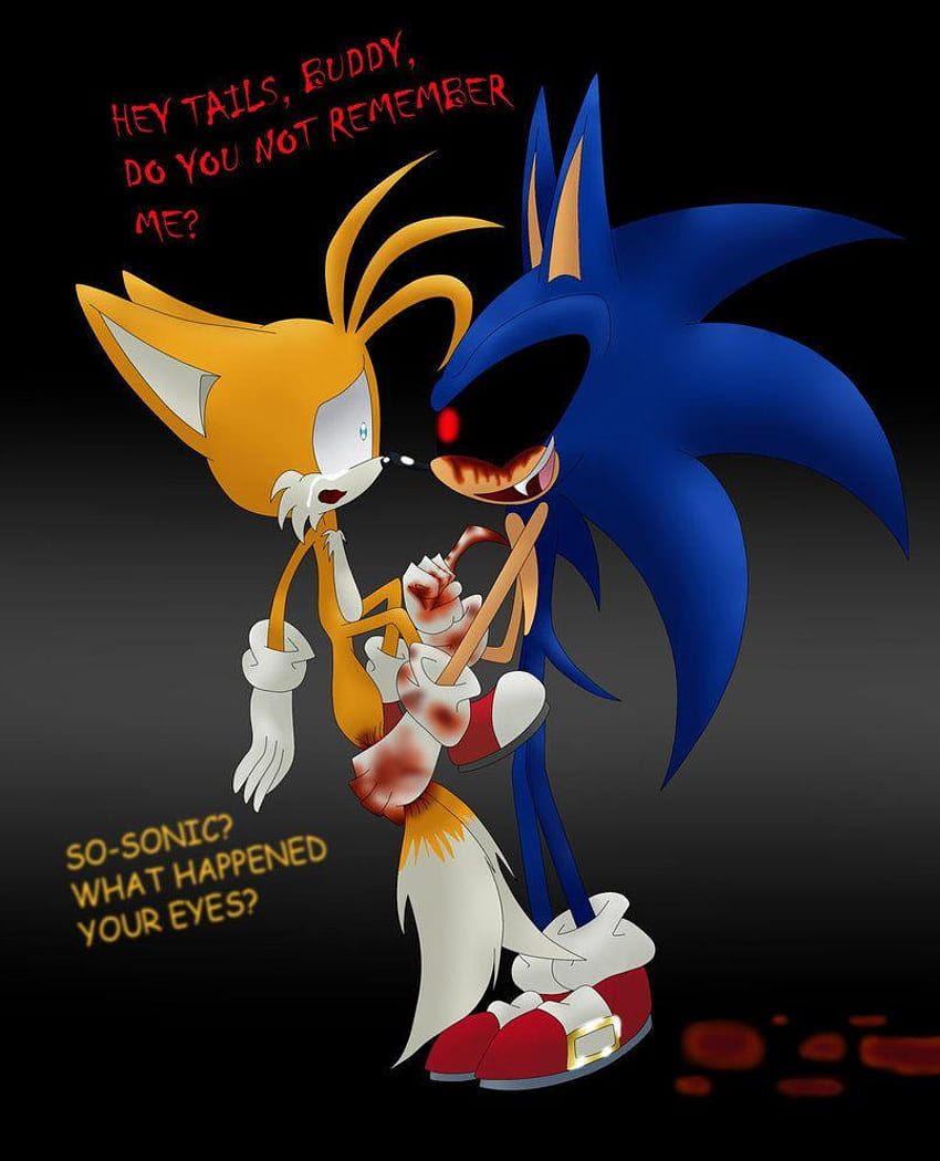 850x1050 SonicexeLuv Sonic.exe and background HD phone wallpaper