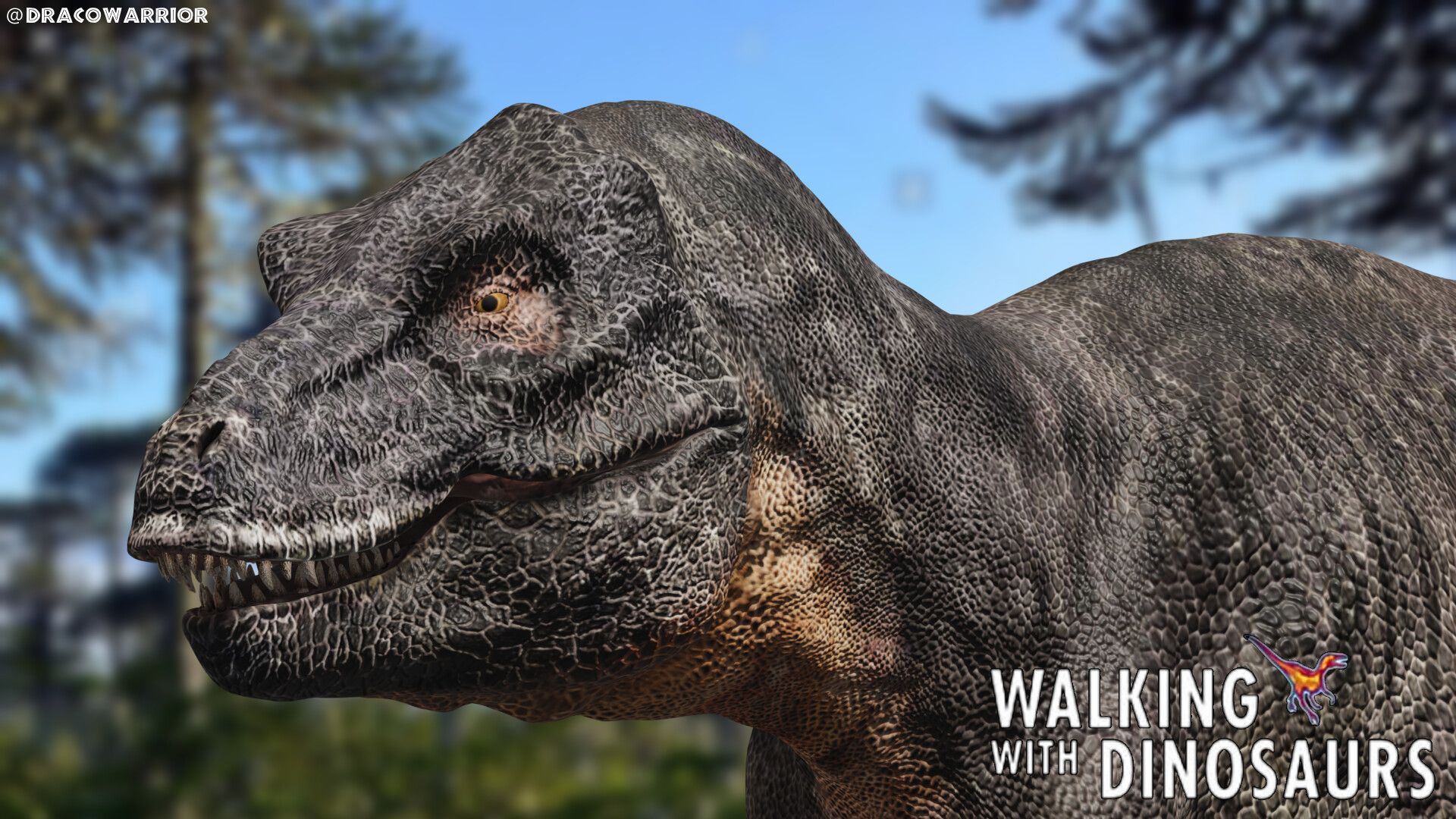 1920x1080 Walking with dinosaurs: Tyrannosaurus Rex 3D model
