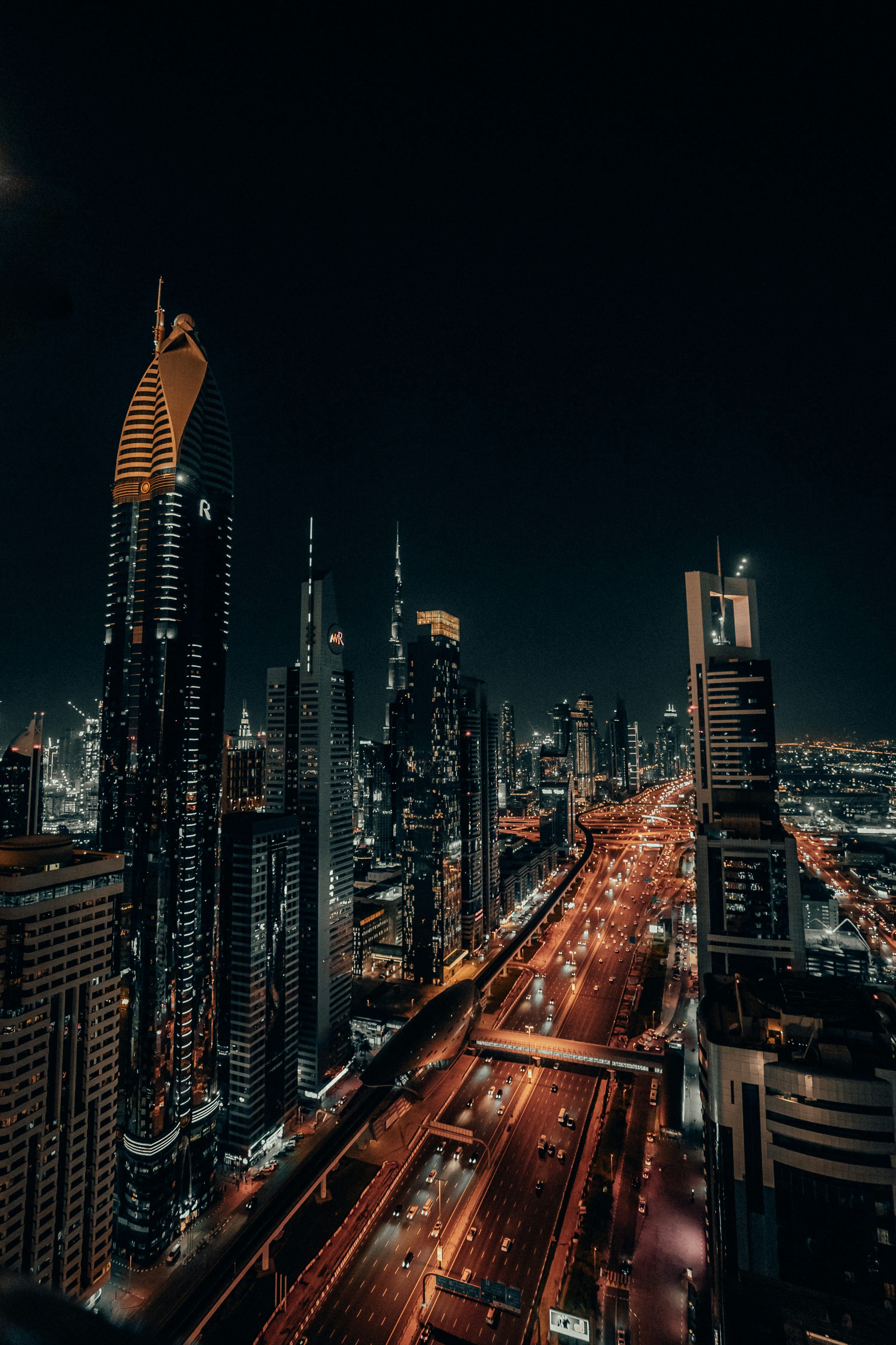3000x4500 Dubai Night Picture. Download Free Image