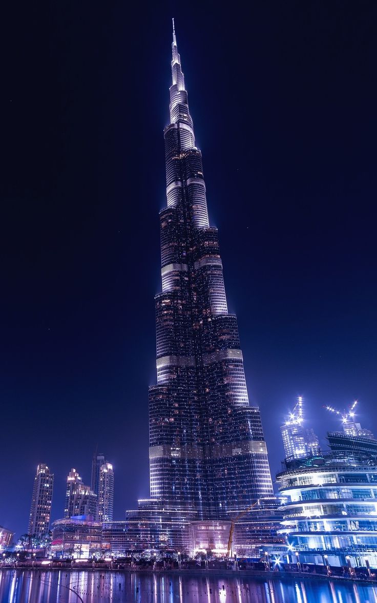 736x1177 Burj Khalifa Dubai Night Nexus Samsung Galaxy Tab Note Android Tablets , HD 4k Wallpaper, Image, Background, Photos and Picture