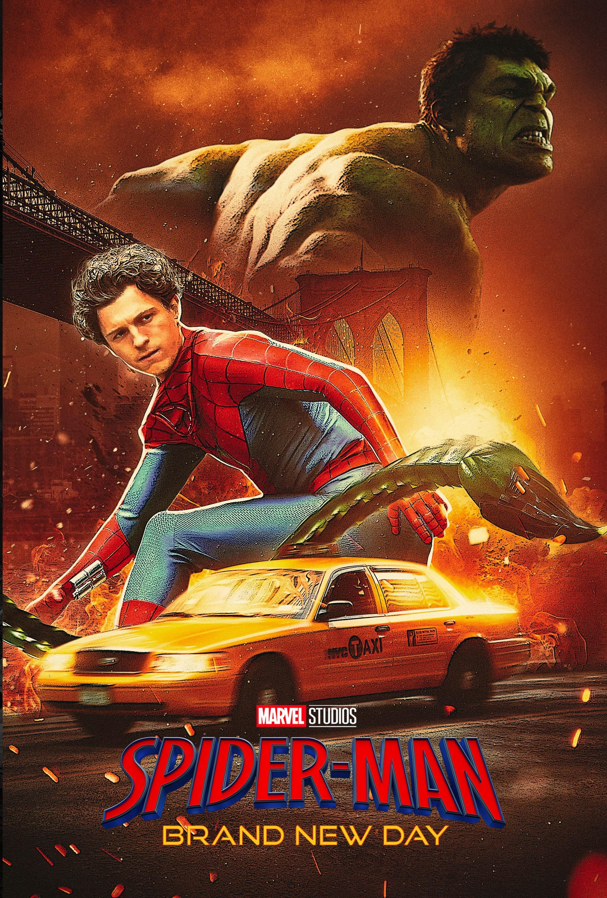 2508x3711 Made a poster for Spider Man : Brand New Day using a set photo