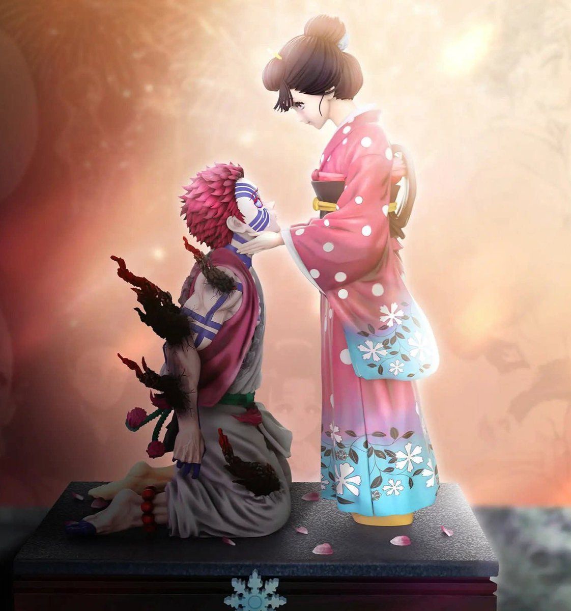 1122x1200 Akaza And Koyuki Wallpaper