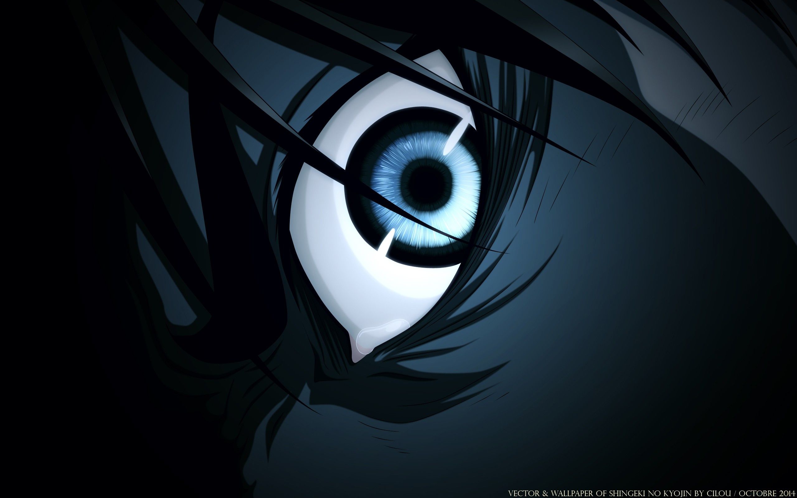2560x1600 Anime Eye Wallpaper