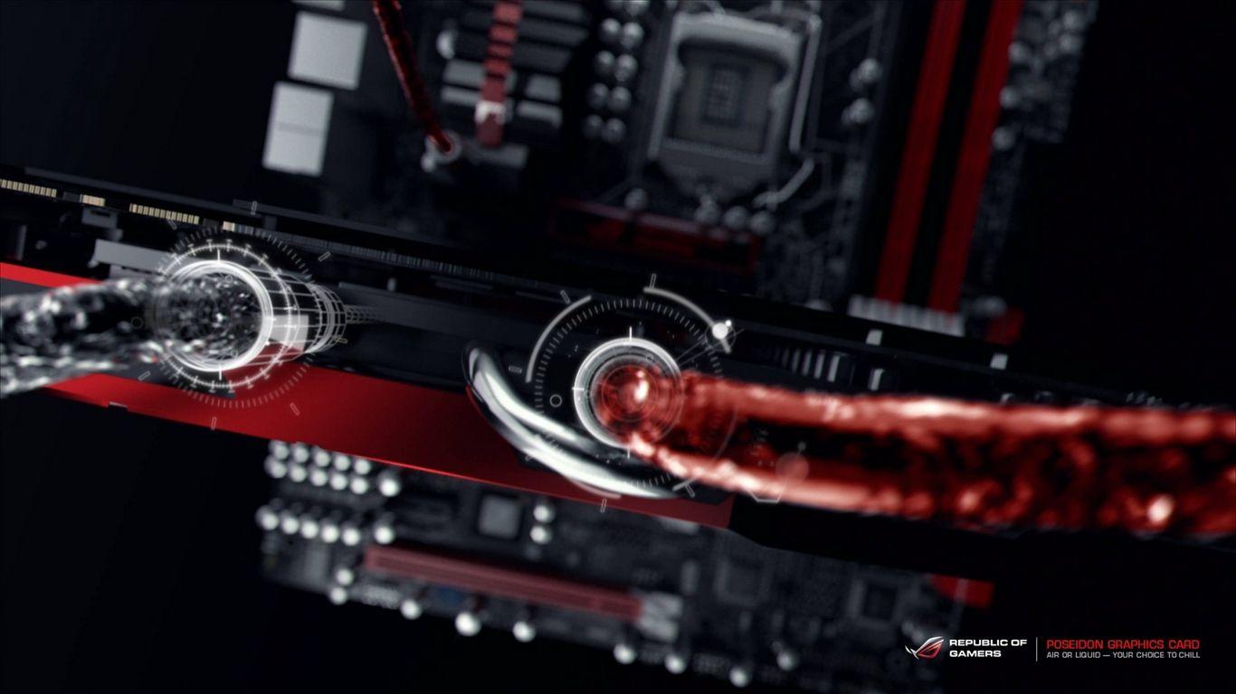 1366x768 Wallpaper Asus, Asus Rog, Pc Gaming Pc Wallpaper 4k