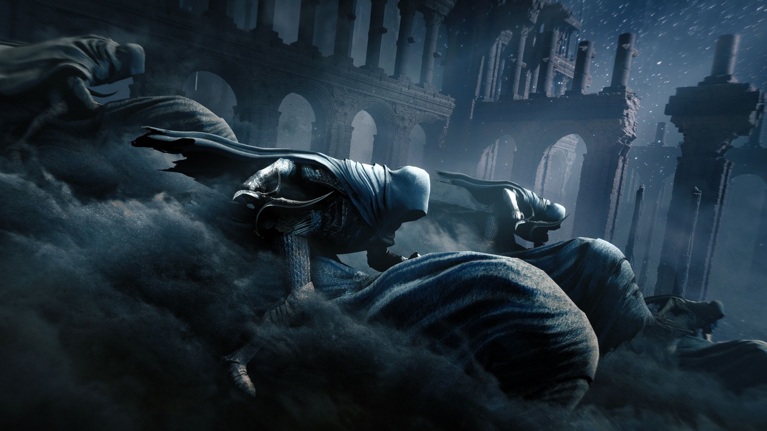 2560x1440 Elden Ring Night of Black Knives 8K Wallpaper