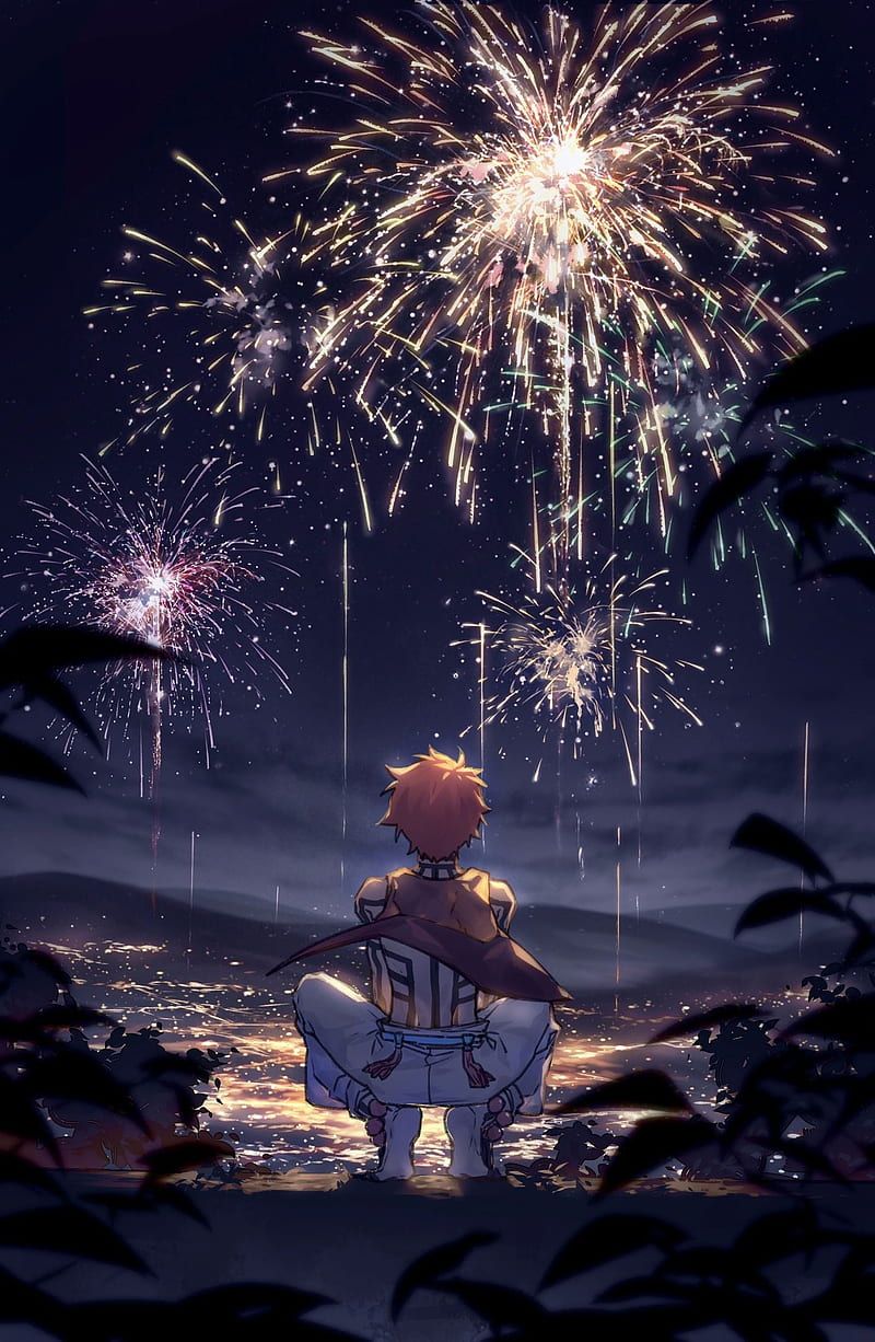 800x1226 Akaza, demon slayer, night, HD phone wallpaper