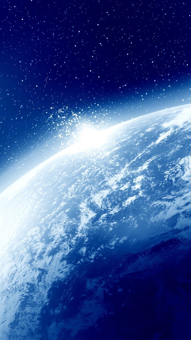 736x1308 Brilliant Blue Space iPhone 8 Wallpaper