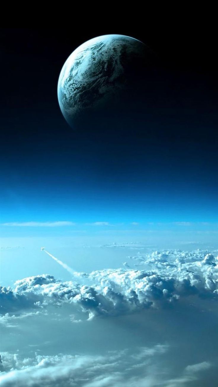 736x1308 Beautiful Blue Space iPhone 8 Wallpaper