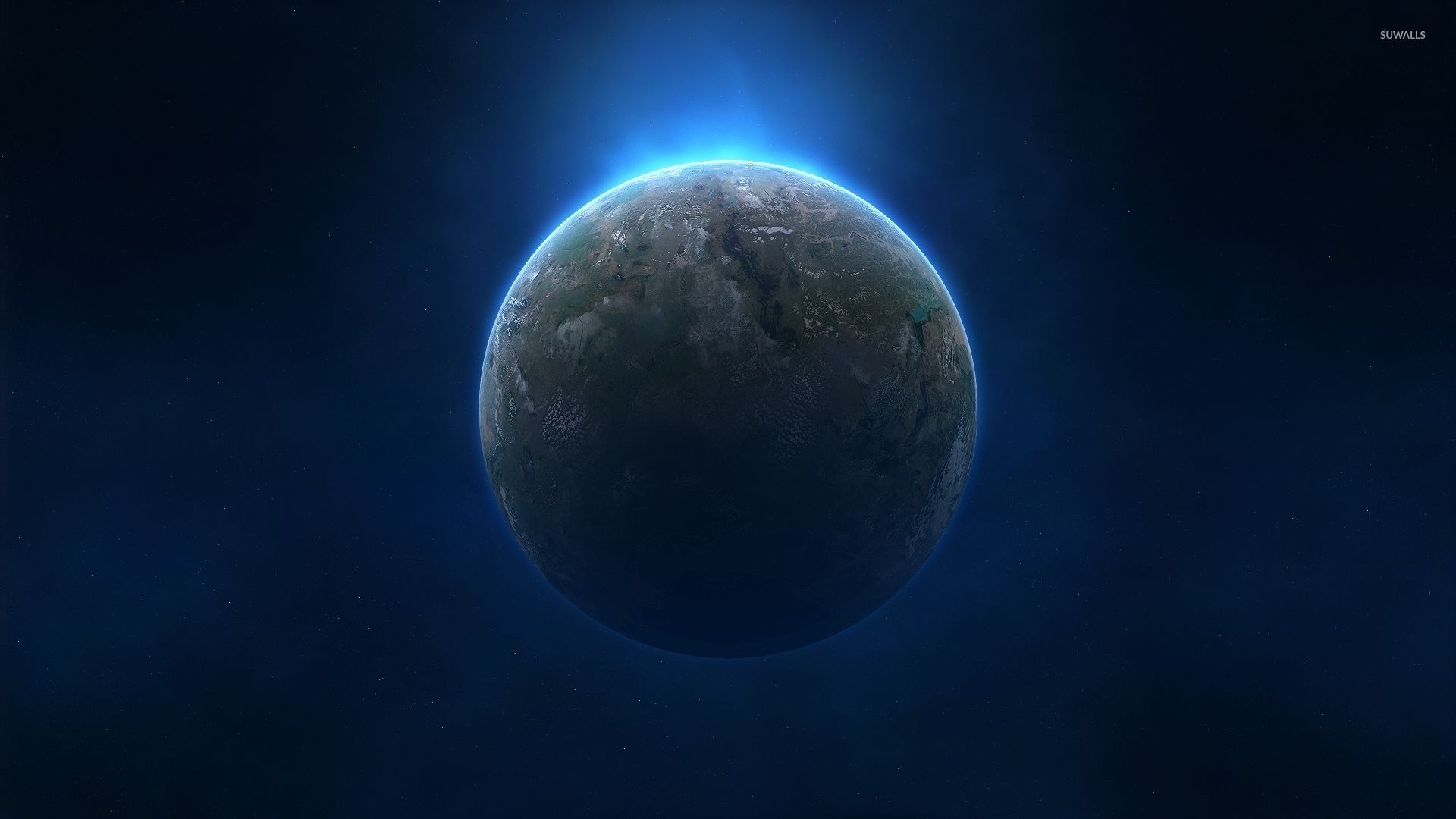 1920x1080 Blue light in space [2] wallpaper wallpaper
