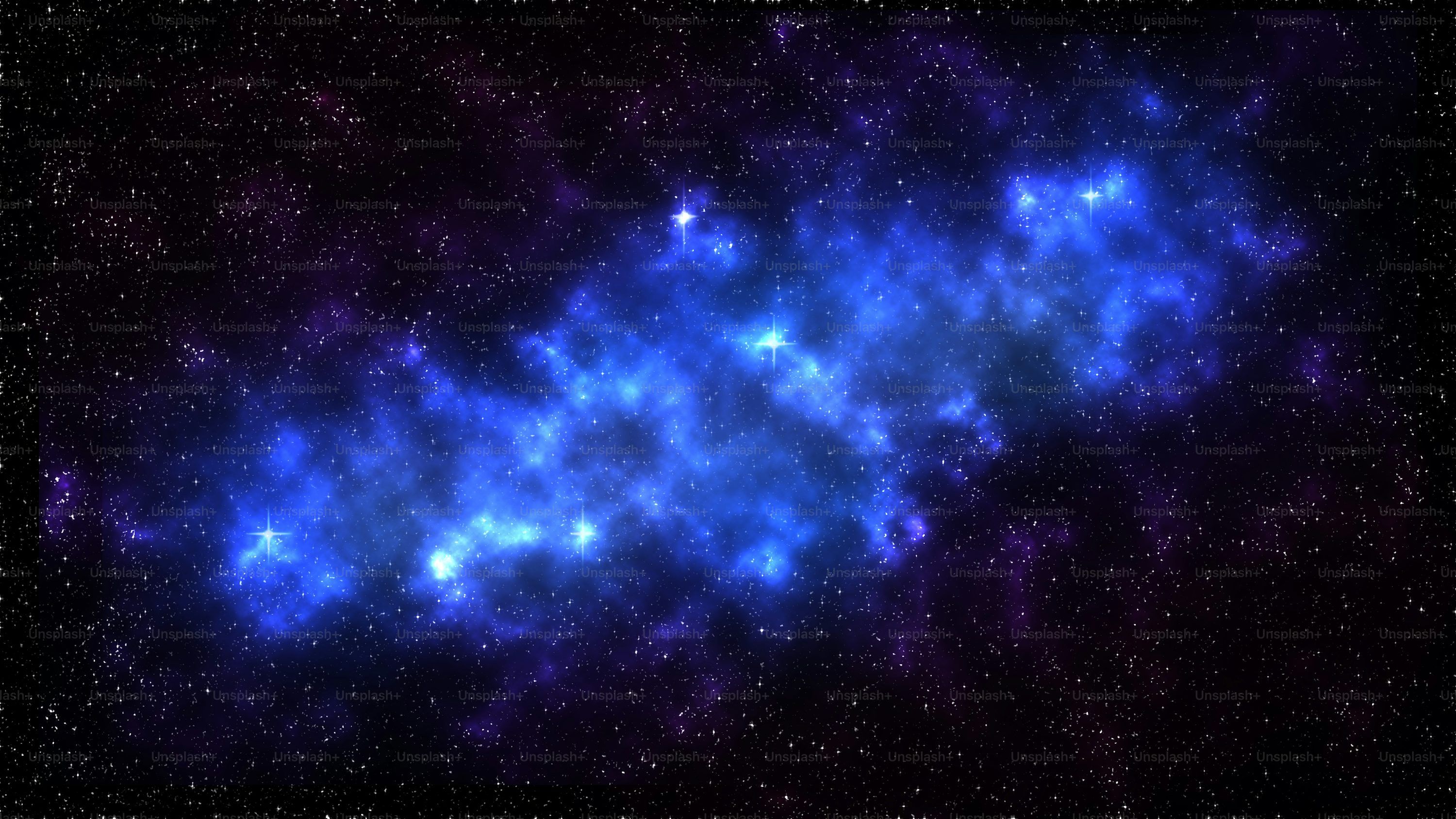 3000x1688 Blue Galaxy Picture. Download Free Image