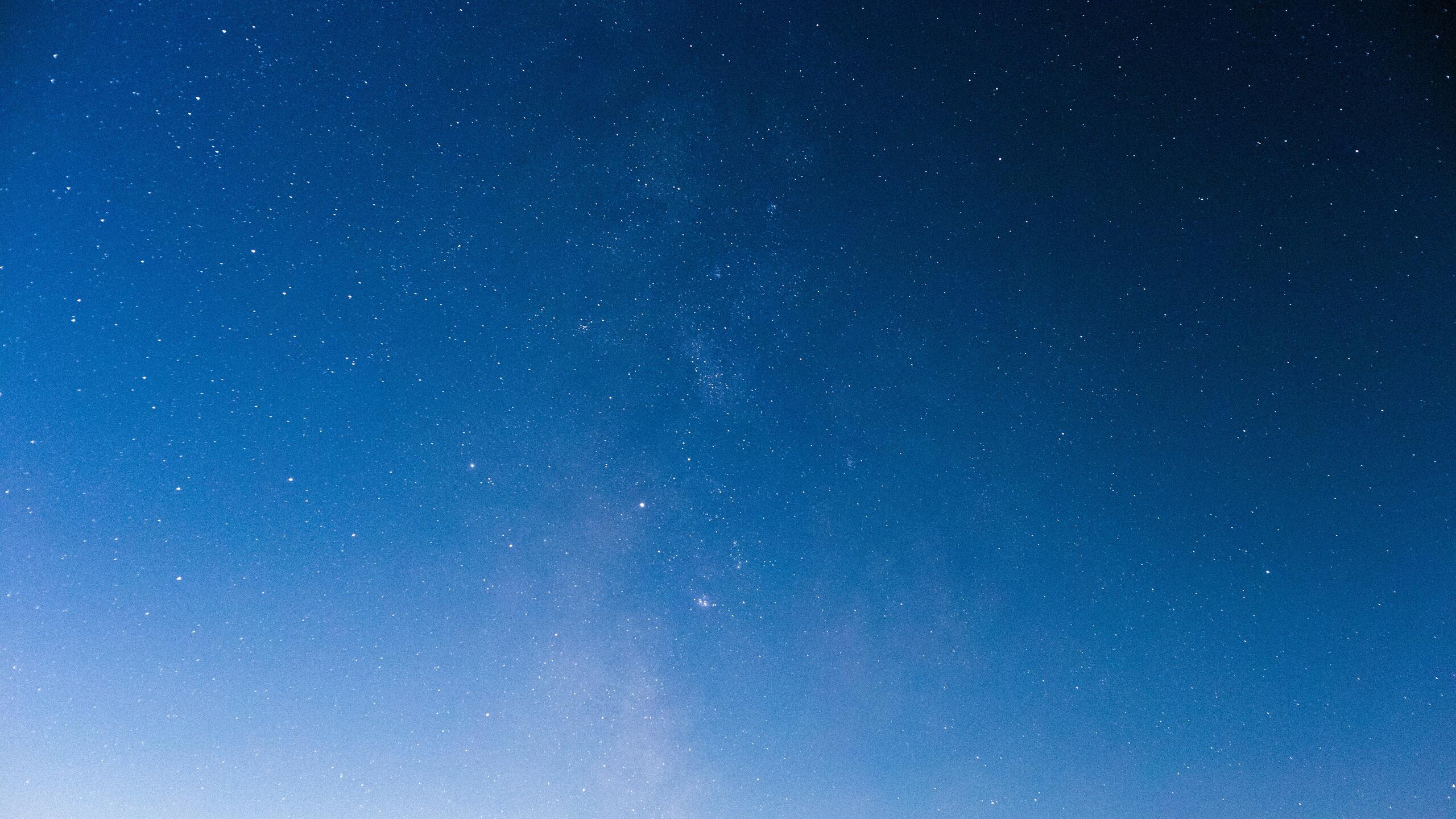 2560x1440 Blue starry sky · 2560x1440 QHD & WQHD (16:9) free photo from uaha and wallpaper