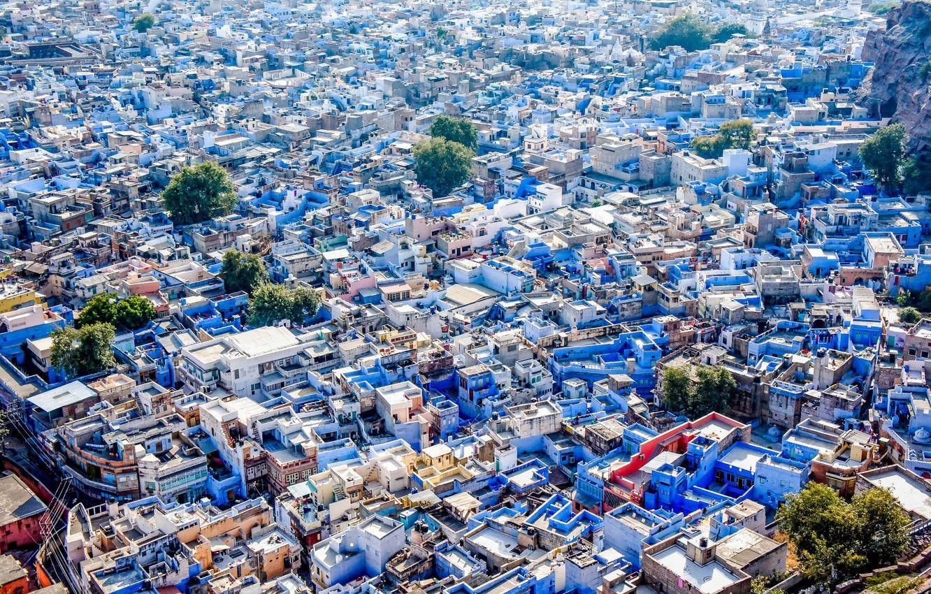 1332x850 Wallpaper India, India, Jodhpur, Blue city, The Blue City image