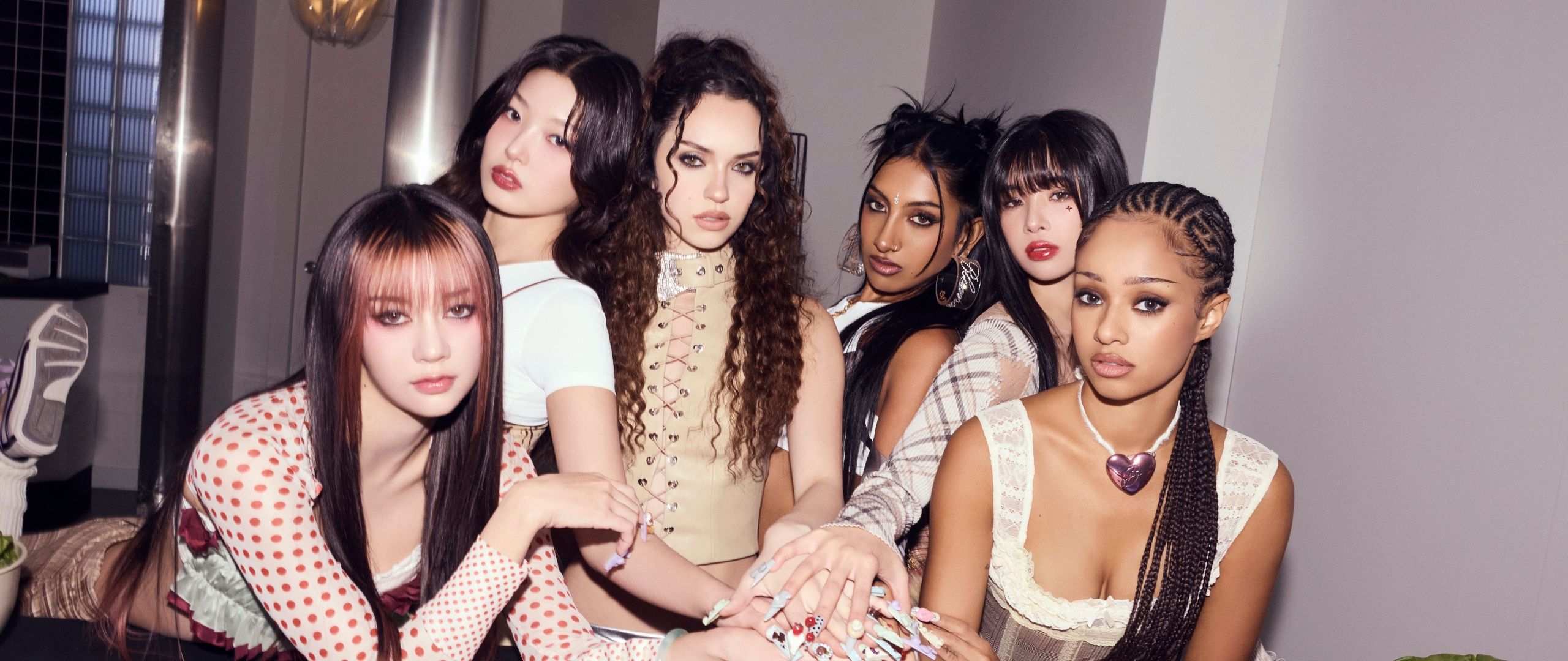 2560x1080 KATSEYE Wallpaper 4K, Gnarly, 8K, Girl group, Manon