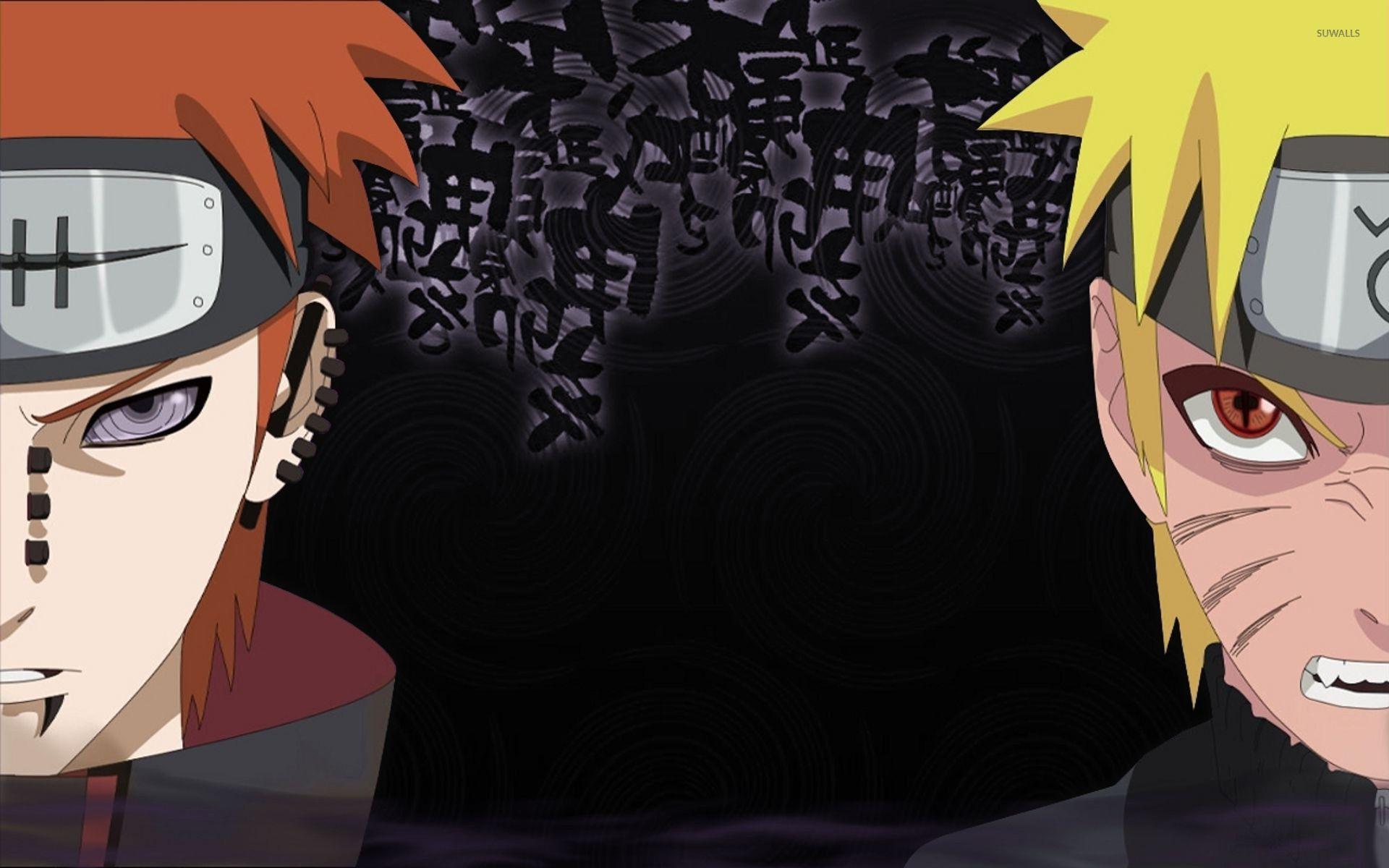 1920x1200 Naruto Uzumaki and Pain hình nền - Hình nền anime