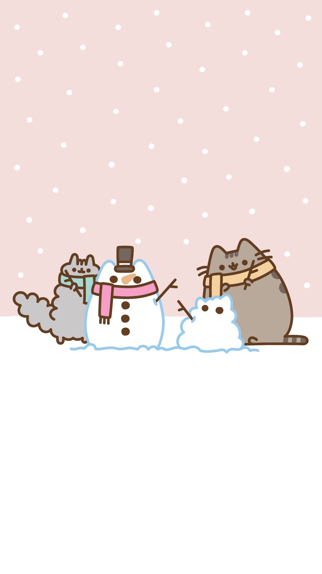 1080x1920 Wallpaper Pusheen, Cat, Cartoon, Gesture, Art, Background Free Image