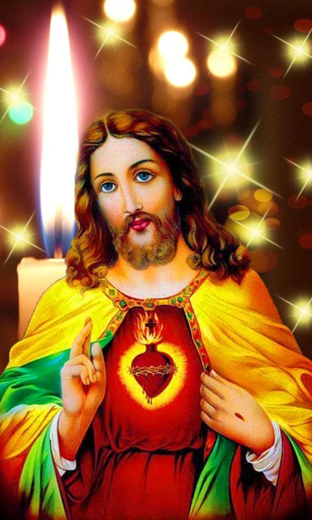 1020x1700 Jesus Animation Wallpaper