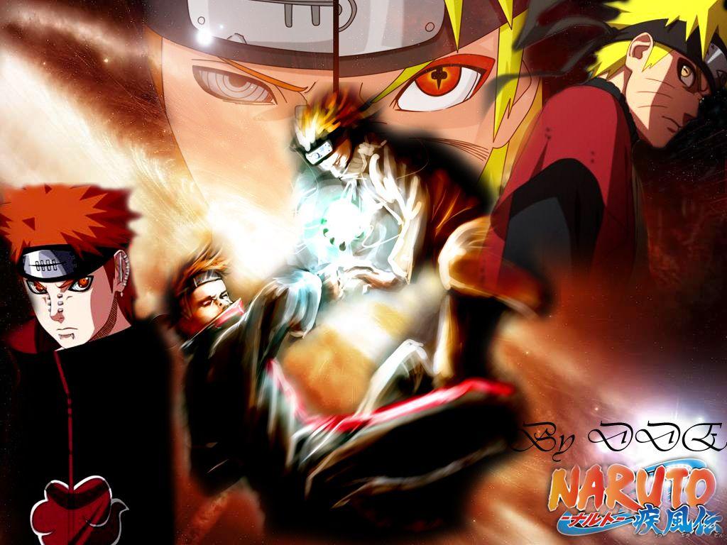 1024x768 Naruto Vs Pain Hình nền Full HD cho iPhone 6 - Phim hoạt hình