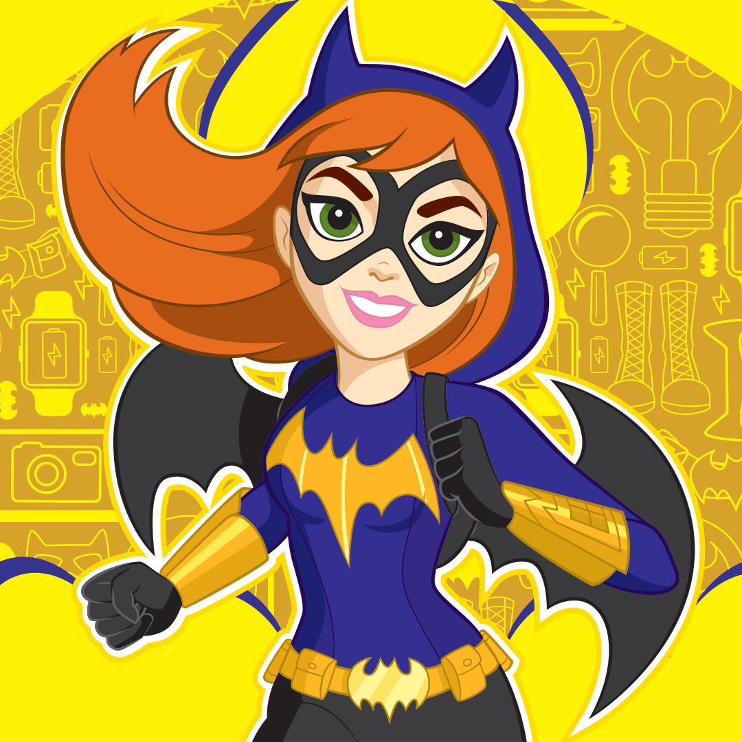 1080x1080 Dc Superhero Girls Clipart