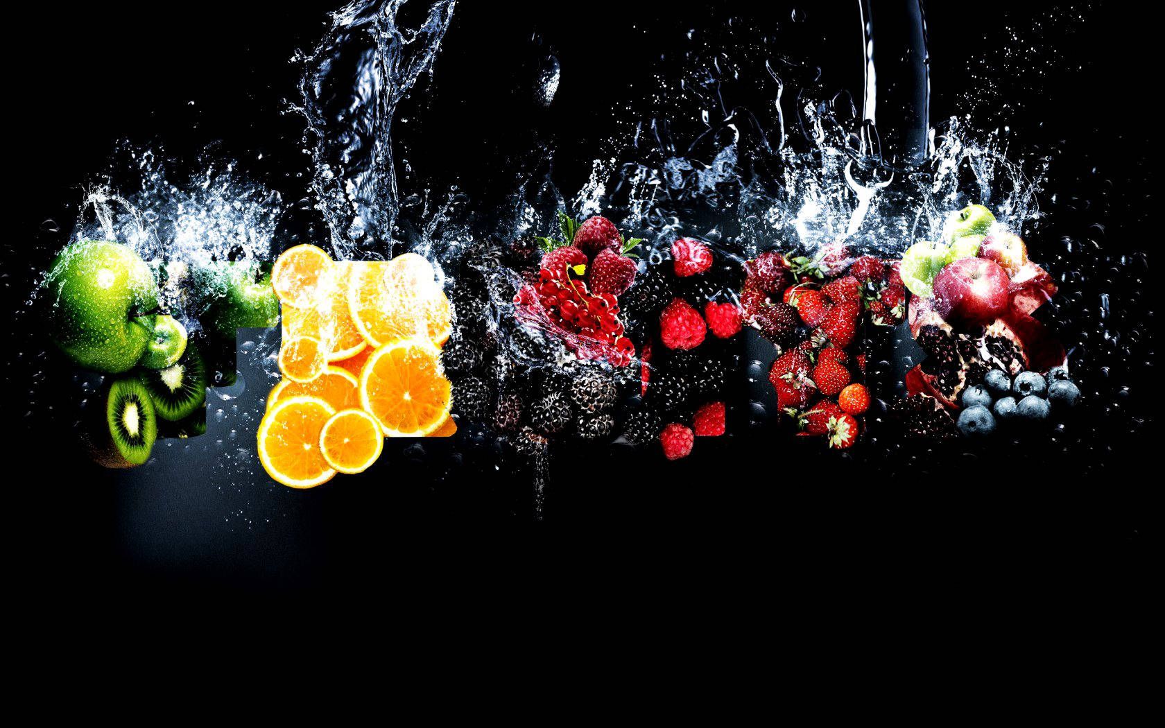 1680x1050 Download Invigorate Your Health collection of various fresh fruits Wallpaper